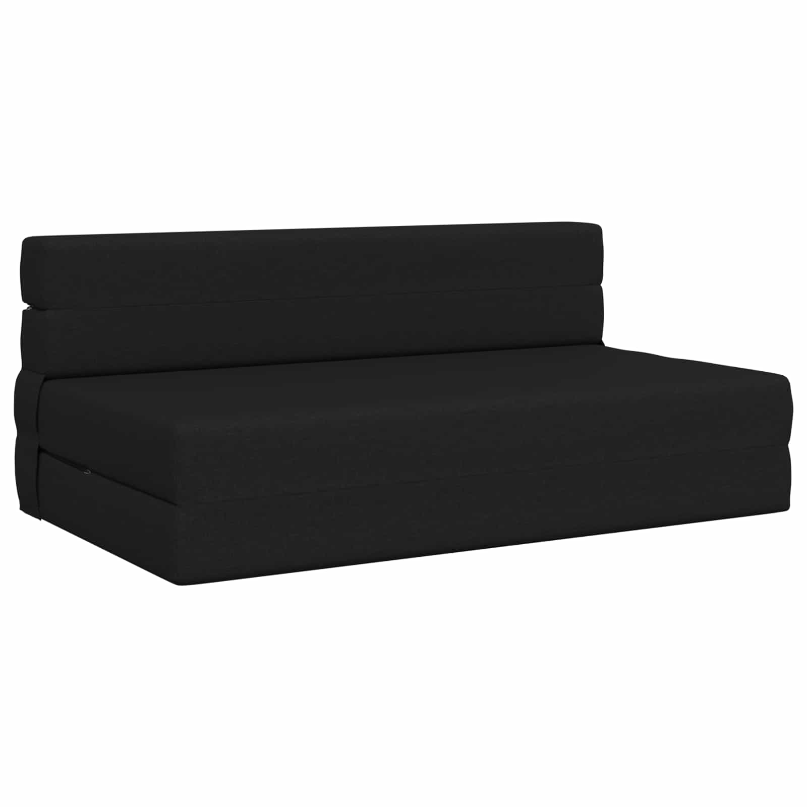 Vouwsofa Bed Zwart 203 x 152 x 15 cm Stof is nu te koop bij PeponiXL, paradijselijk wonen!