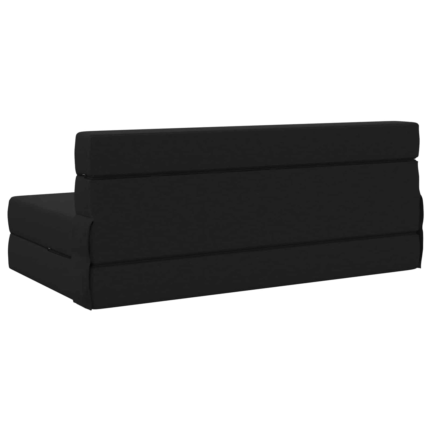 Vouwsofa Bed Zwart 203 x 152 x 15 cm Stof is nu te koop bij PeponiXL, paradijselijk wonen!