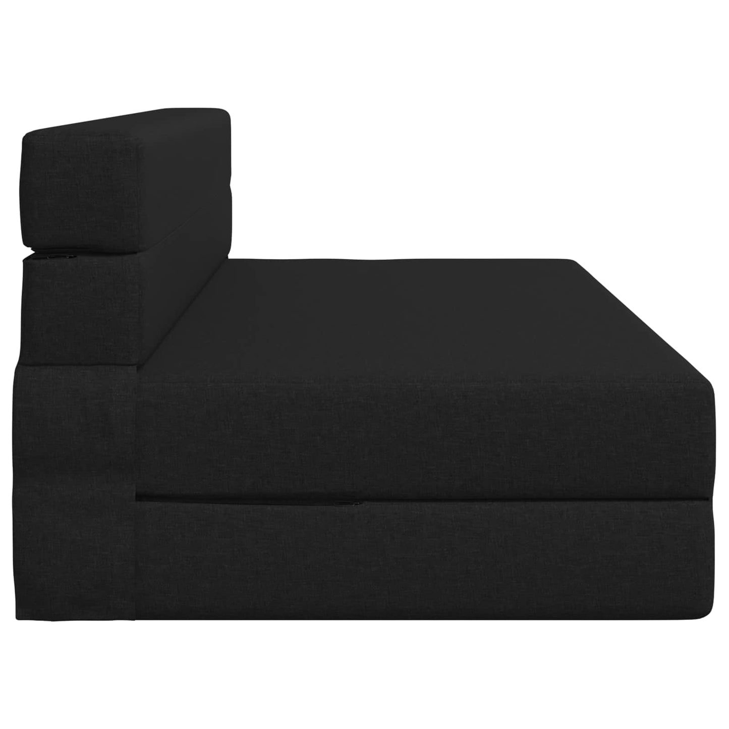 Vouwsofa Bed Zwart 203 x 152 x 15 cm Stof is nu te koop bij PeponiXL, paradijselijk wonen!
