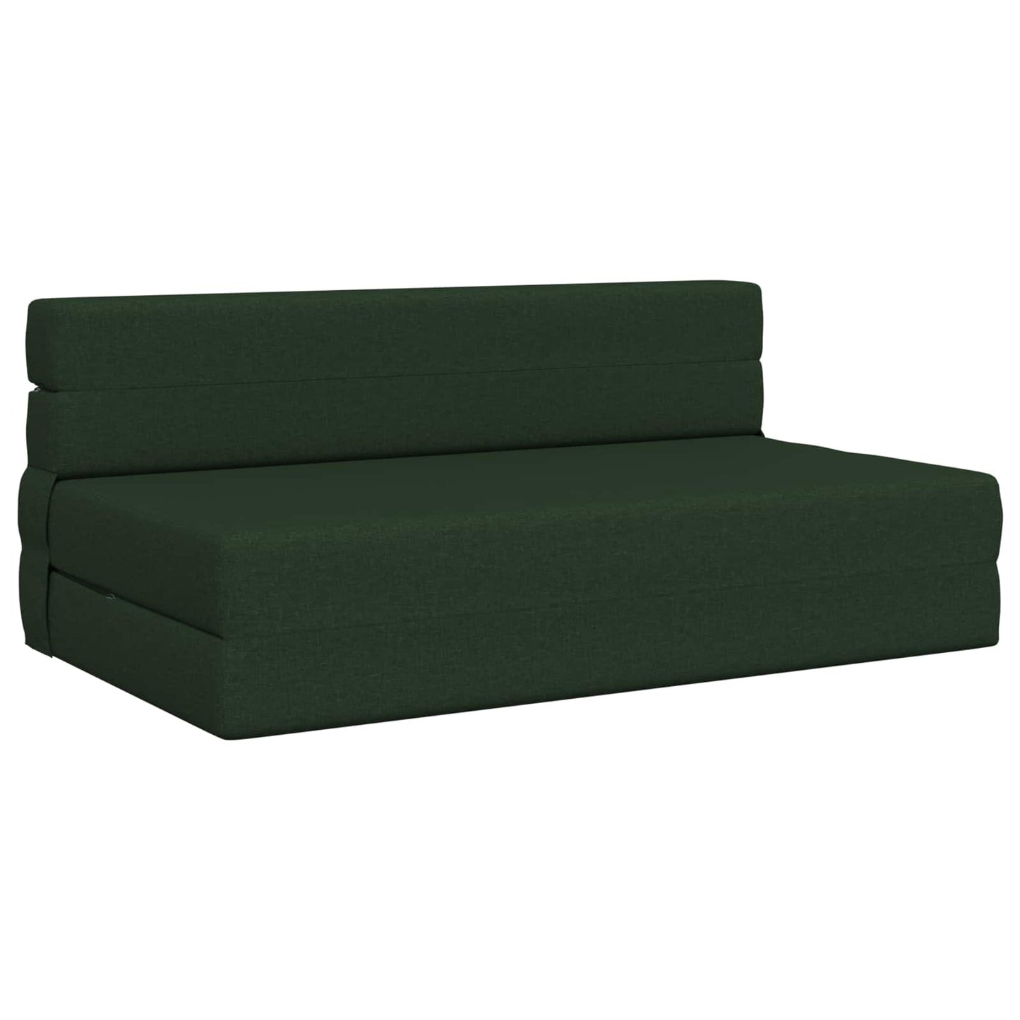 Vouwsofa Bed Donkergroen 203 x 152 x 15 cm Stof is nu te koop bij PeponiXL, paradijselijk wonen!
