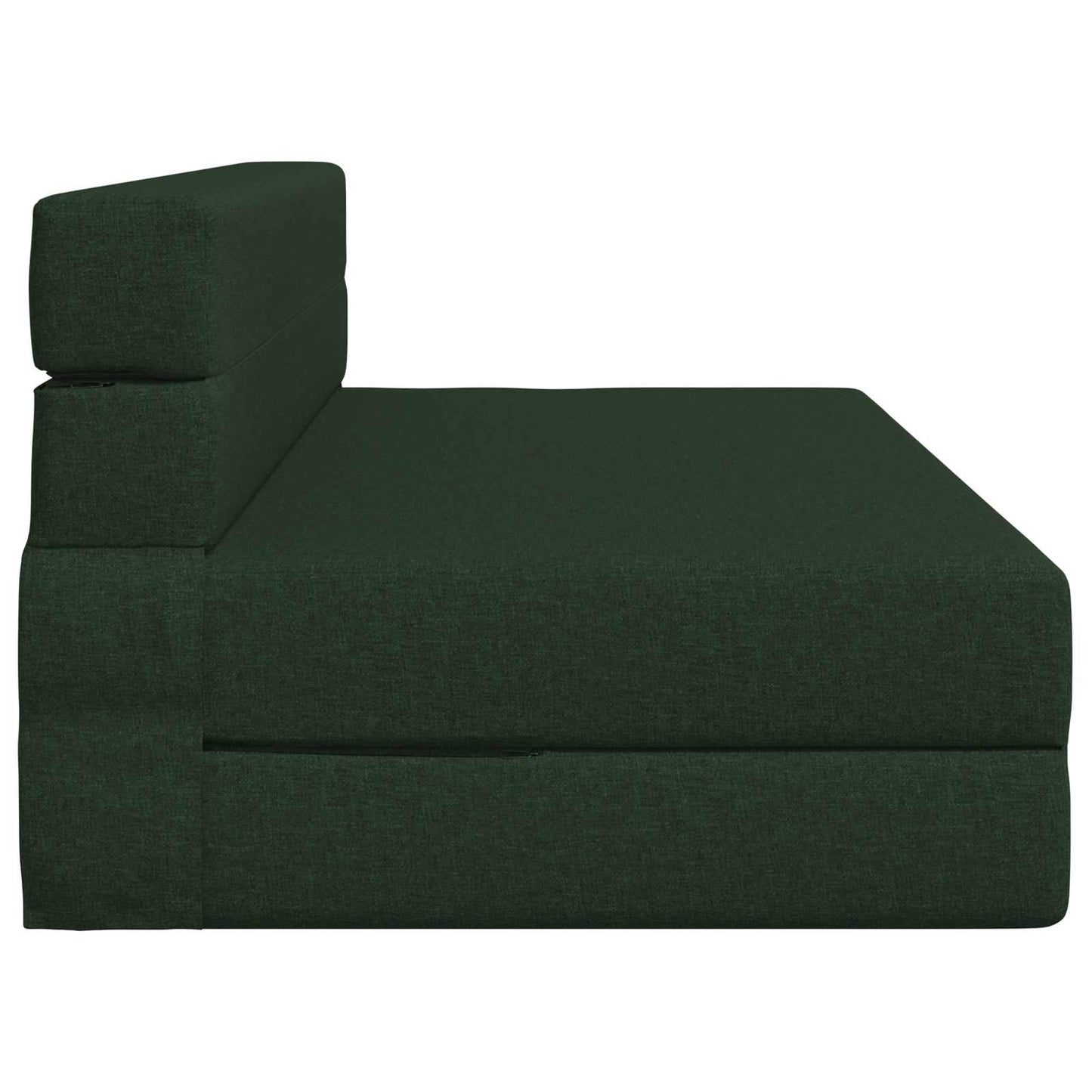 Vouwsofa Bed Donkergroen 203 x 152 x 15 cm Stof is nu te koop bij PeponiXL, paradijselijk wonen!