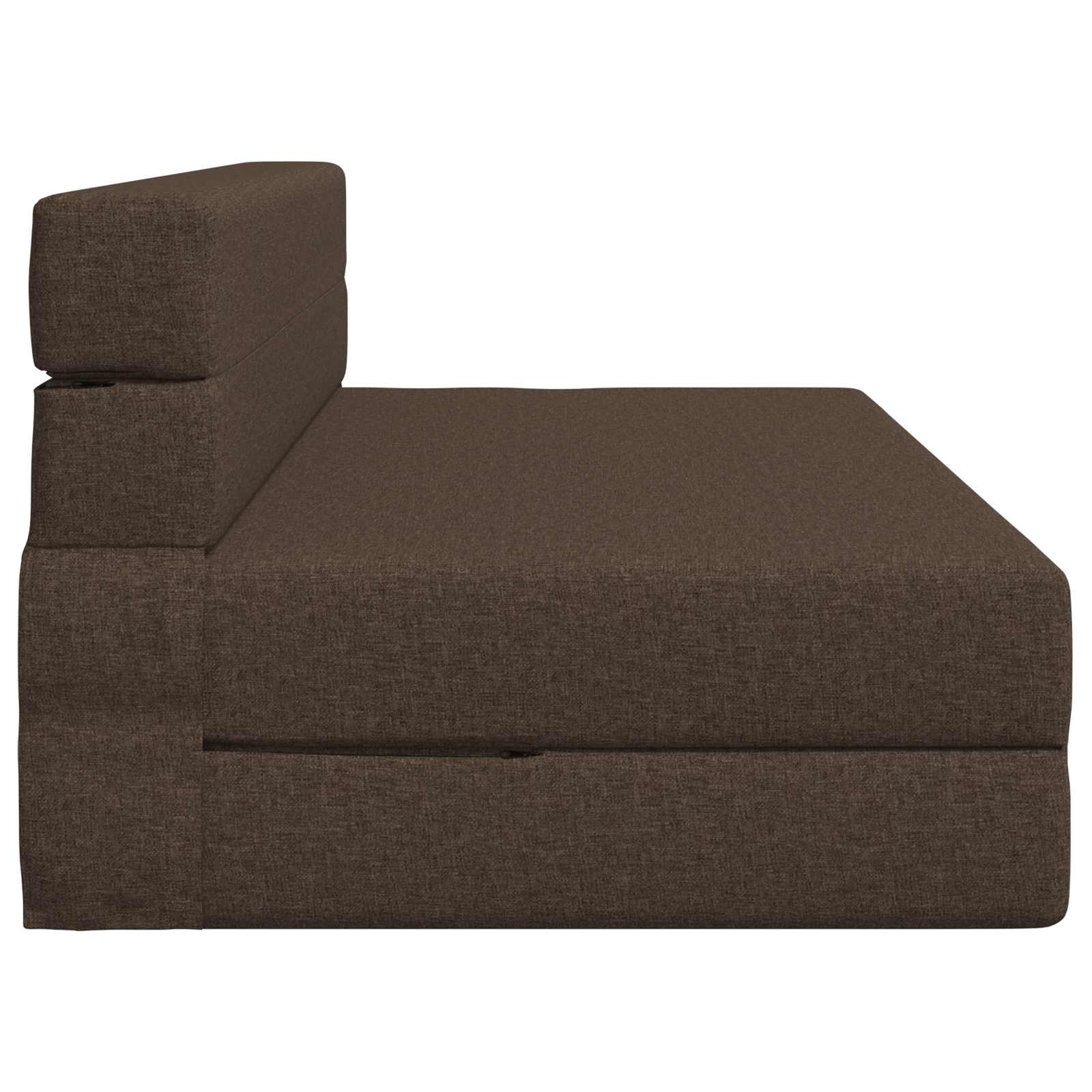 Vouwsofa Bed Taupe 203 x 152 x 15 cm Stof is nu te koop bij PeponiXL, paradijselijk wonen!
