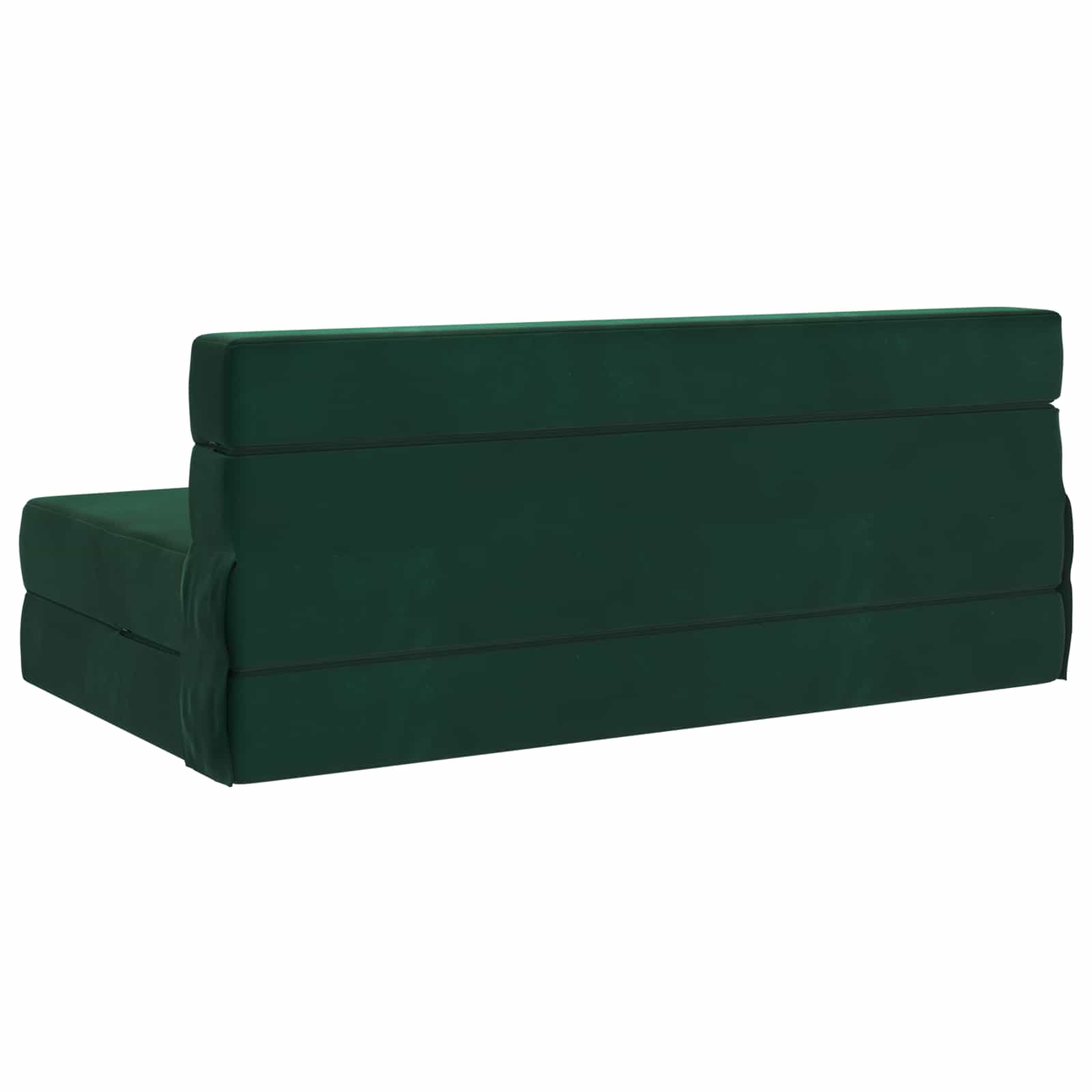 Vouwsofa Bed Donkergroen 203 x 152 x 15 cm Fluweel is nu te koop bij PeponiXL, paradijselijk wonen!