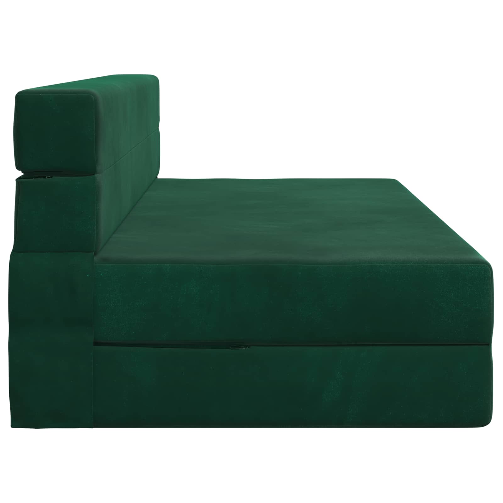 Vouwsofa Bed Donkergroen 203 x 152 x 15 cm Fluweel is nu te koop bij PeponiXL, paradijselijk wonen!