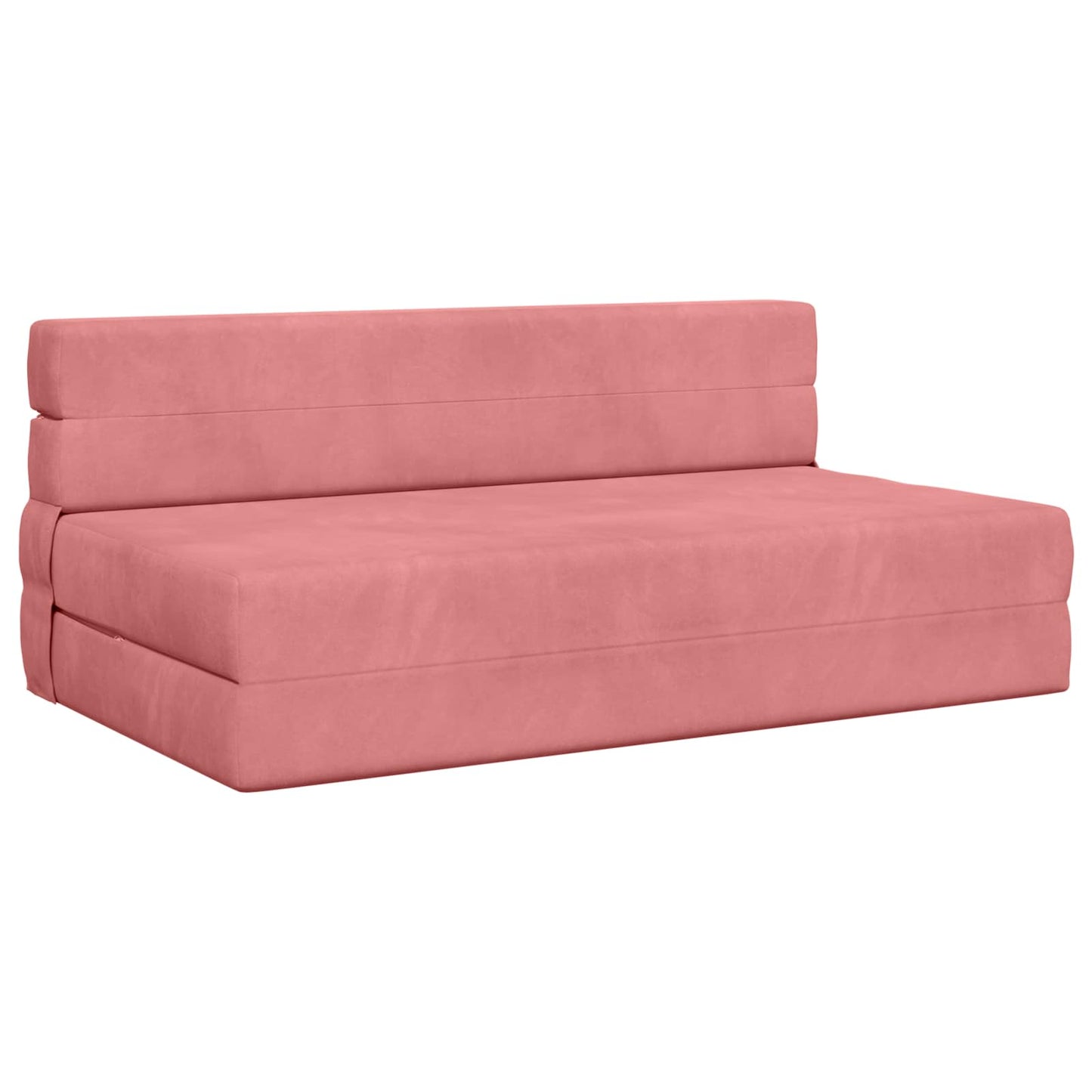 Vouwsofa Bed Roze 203 x 152 x 15 cm Fluweel is nu te koop bij PeponiXL, paradijselijk wonen!
