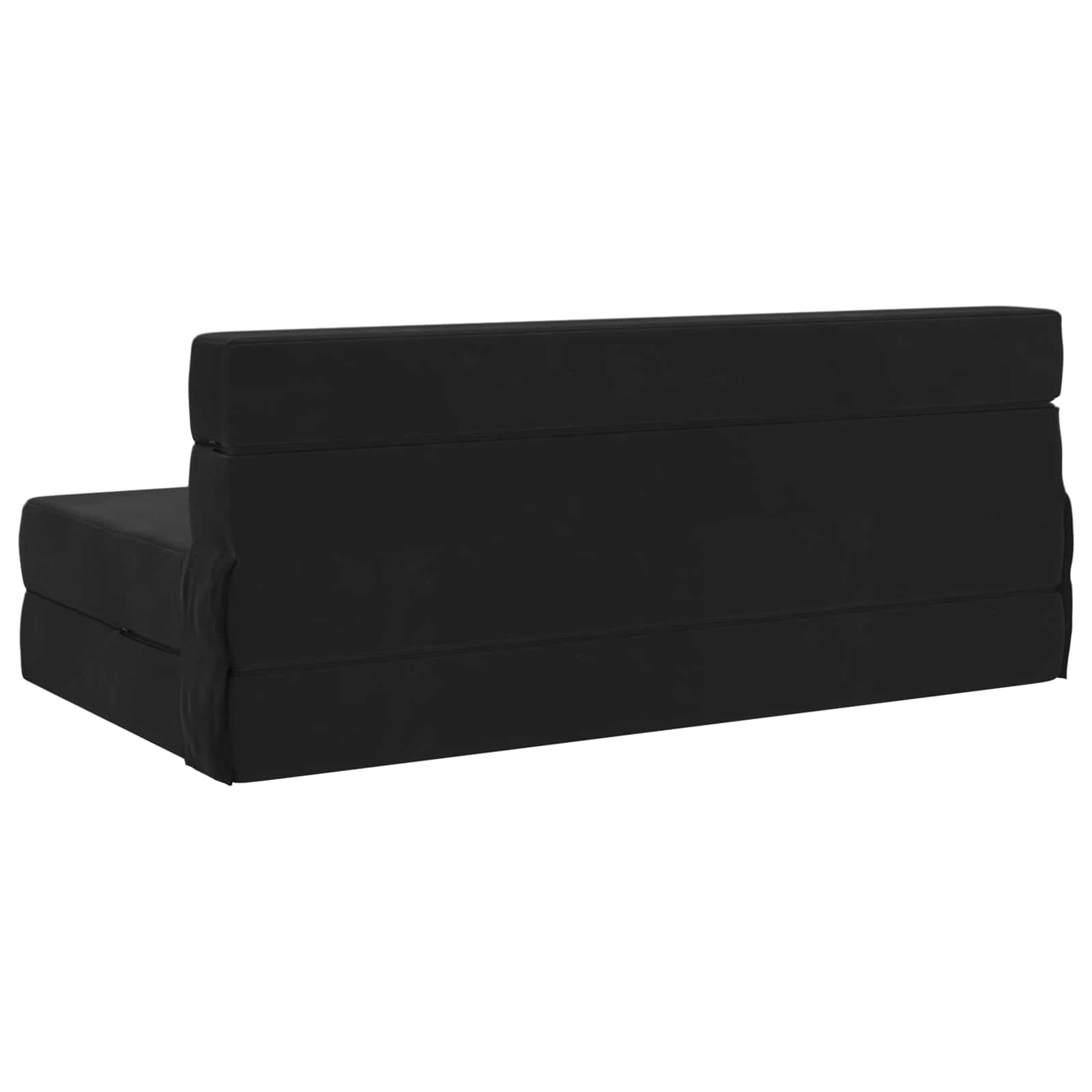 Vouwsofa Bed Zwart 203 x 152 x 15 cm Fluweel is nu te koop bij PeponiXL, paradijselijk wonen!
