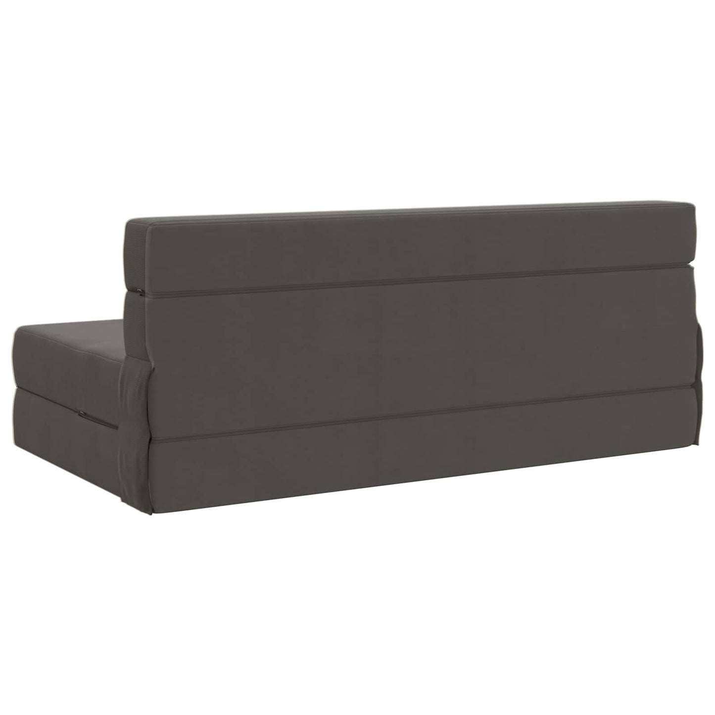 Vouwsofa Bed Donkergrijs 203 x 152 x 15 cm Katoen Stof is nu te koop bij PeponiXL, paradijselijk wonen!