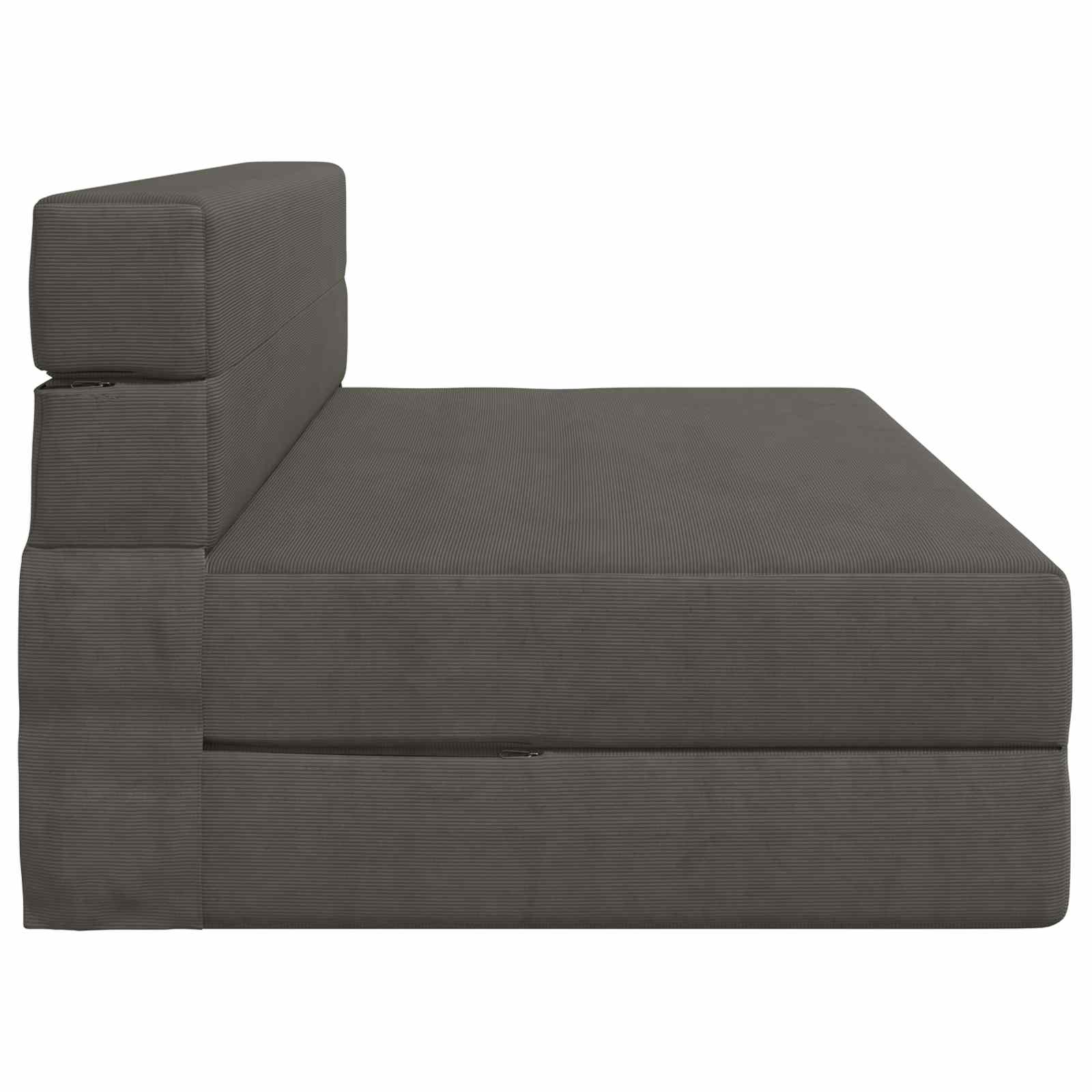 Vouwsofa Bed Donkergrijs 203 x 152 x 15 cm Katoen Stof is nu te koop bij PeponiXL, paradijselijk wonen!