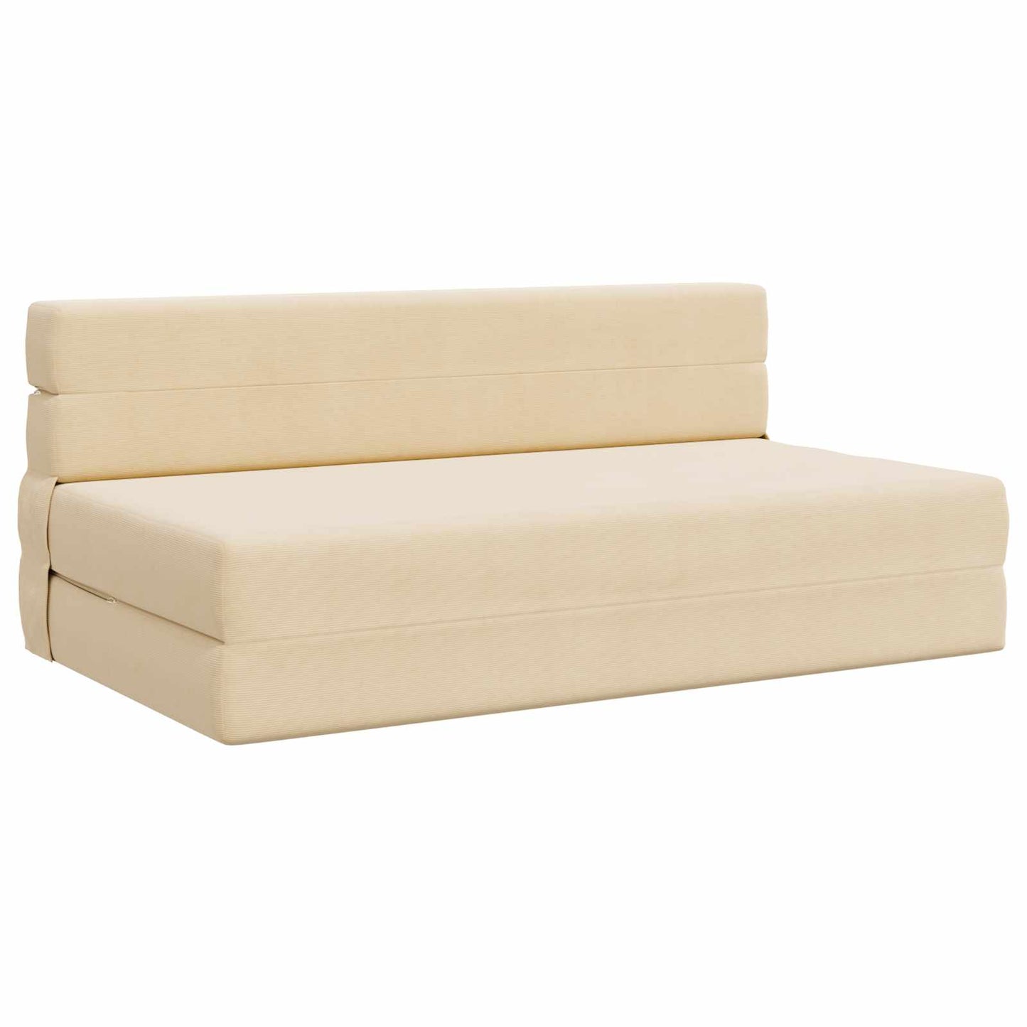 Vouwsofa Bed Crème 203 x 152 x 15 cm Katoen Stof is nu te koop bij PeponiXL, paradijselijk wonen!