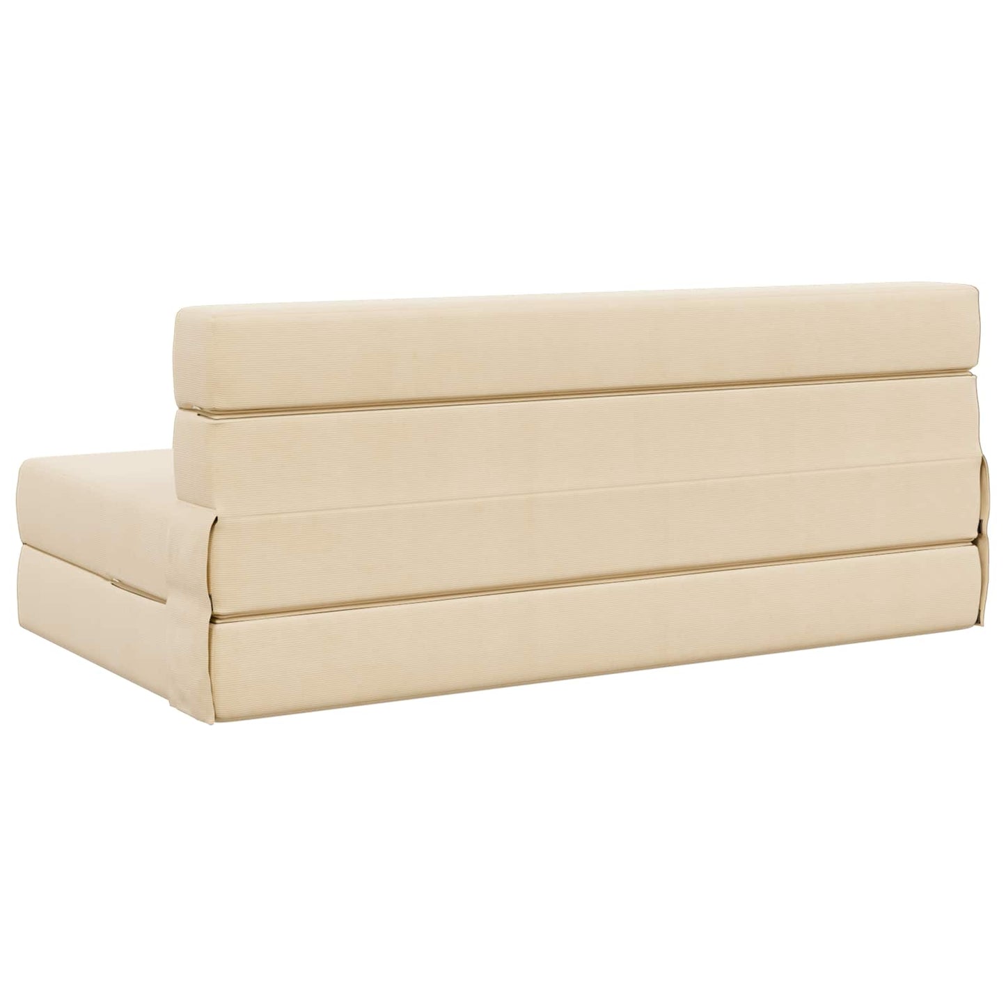 Vouwsofa Bed Crème 203 x 152 x 15 cm Katoen Stof is nu te koop bij PeponiXL, paradijselijk wonen!