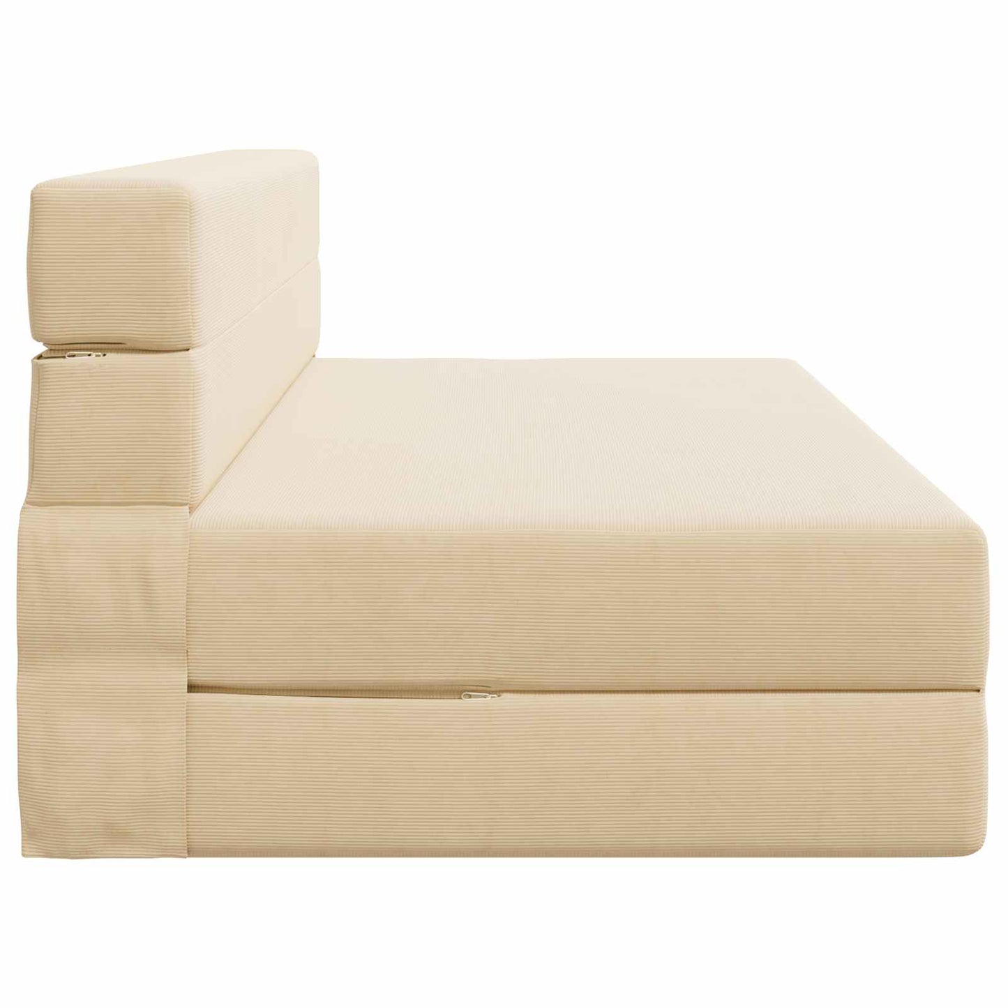 Vouwsofa Bed Crème 203 x 152 x 15 cm Katoen Stof is nu te koop bij PeponiXL, paradijselijk wonen!