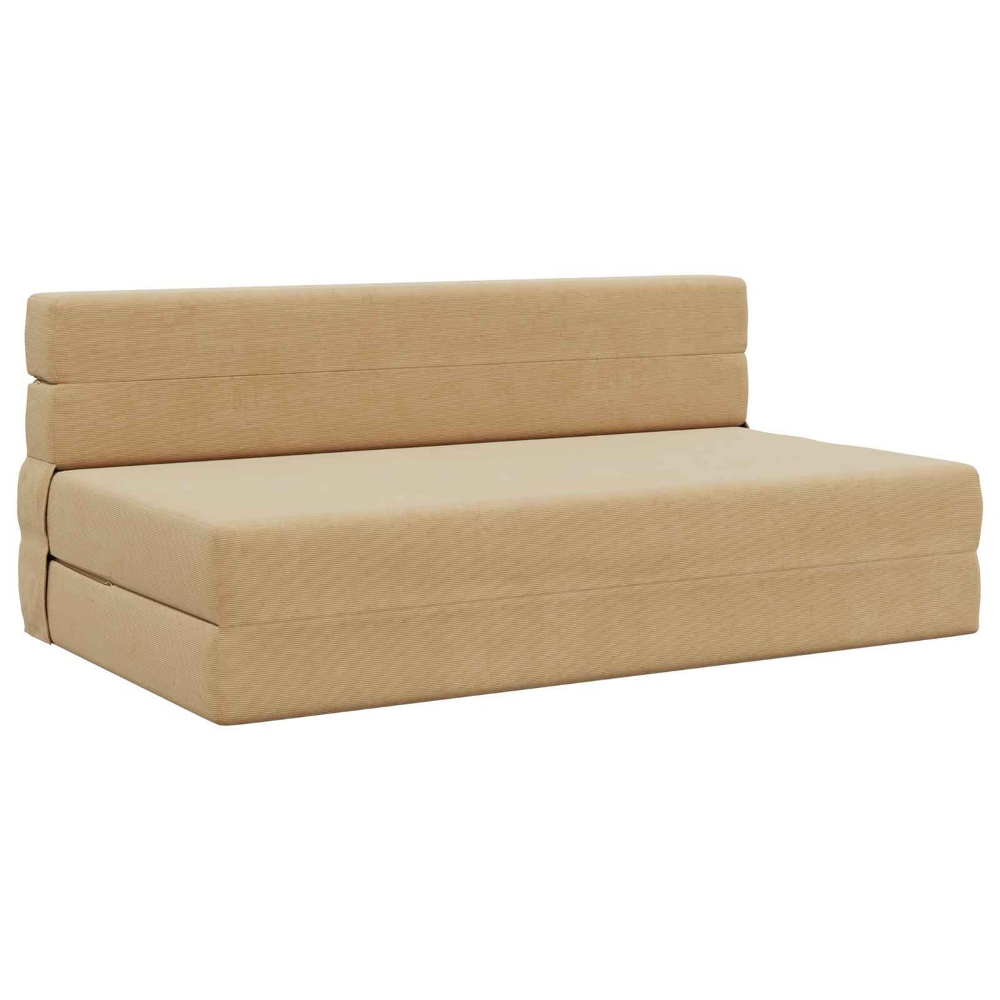 Vouwsofa Bed Lichtgroen Grijs 203 x 152 x 15 cm Katoen Stof is nu te koop bij PeponiXL, paradijselijk wonen!