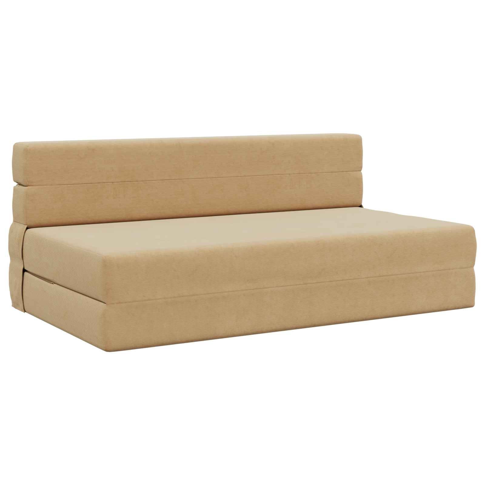 Vouwsofa Bed Lichtgroen Grijs 203 x 152 x 15 cm Katoen Stof is nu te koop bij PeponiXL, paradijselijk wonen!