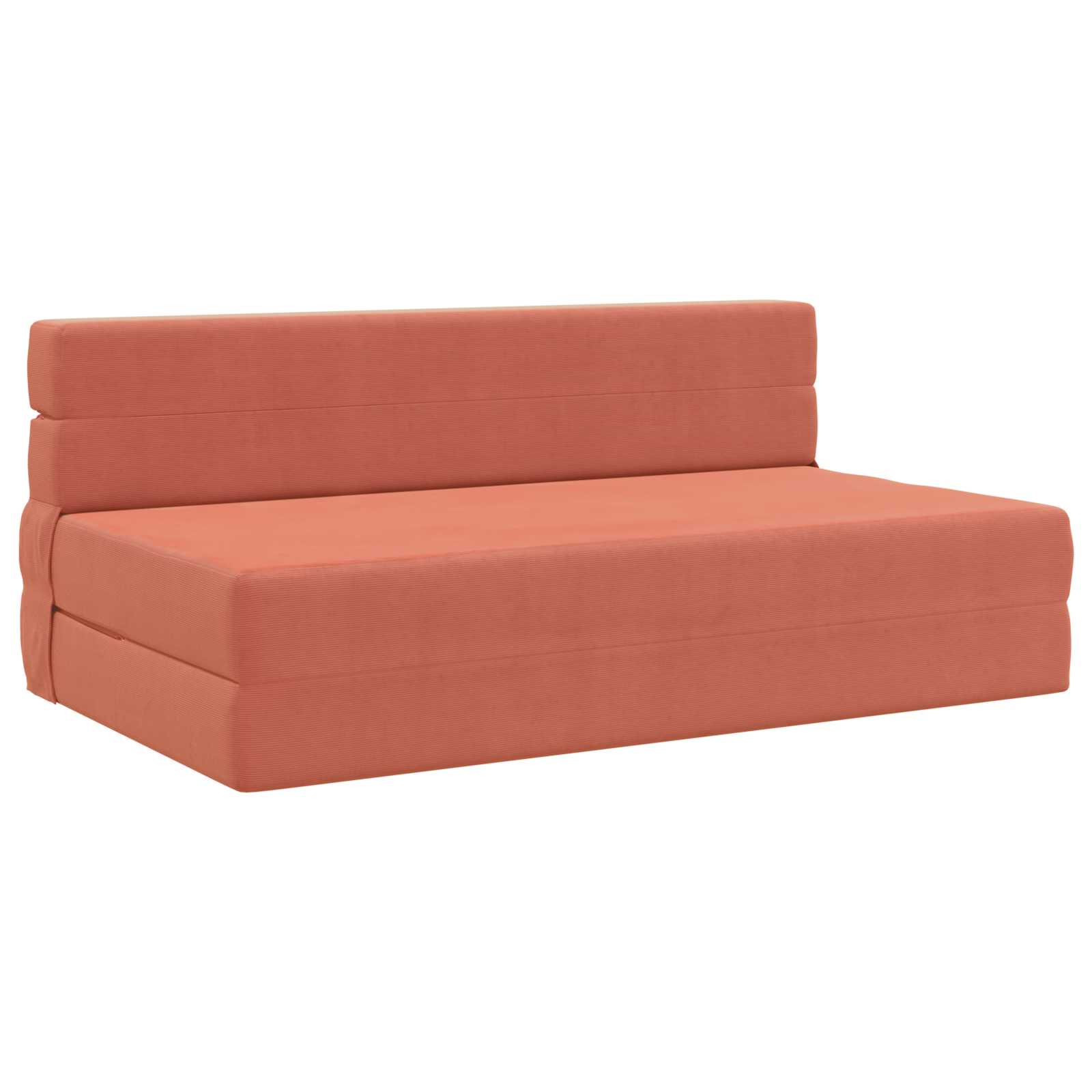 Vouwsofa Bed Rood-oranje 203 x 152 x 15 cm Katoen Stof is nu te koop bij PeponiXL, paradijselijk wonen!