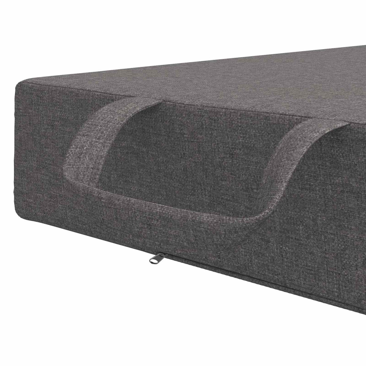 Vouwbare Bankbed 75 x 63 x 45 cm Lichtgrijs is nu te koop bij PeponiXL, paradijselijk wonen!