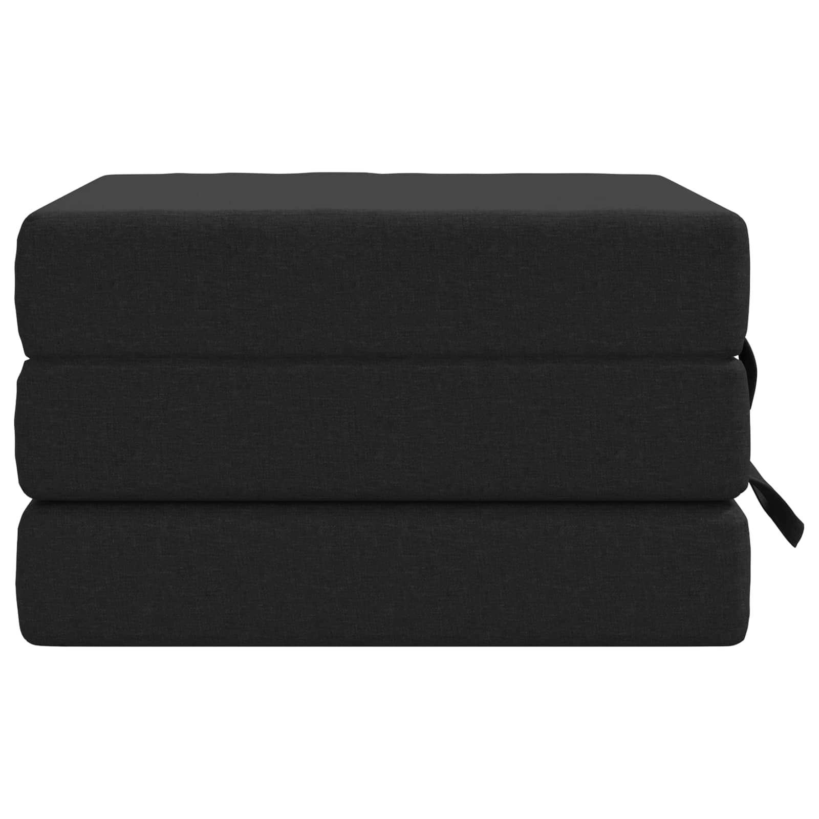 Vouwbare Bankbed 75 x 63 x 45 cm Zwart is nu te koop bij PeponiXL, paradijselijk wonen!
