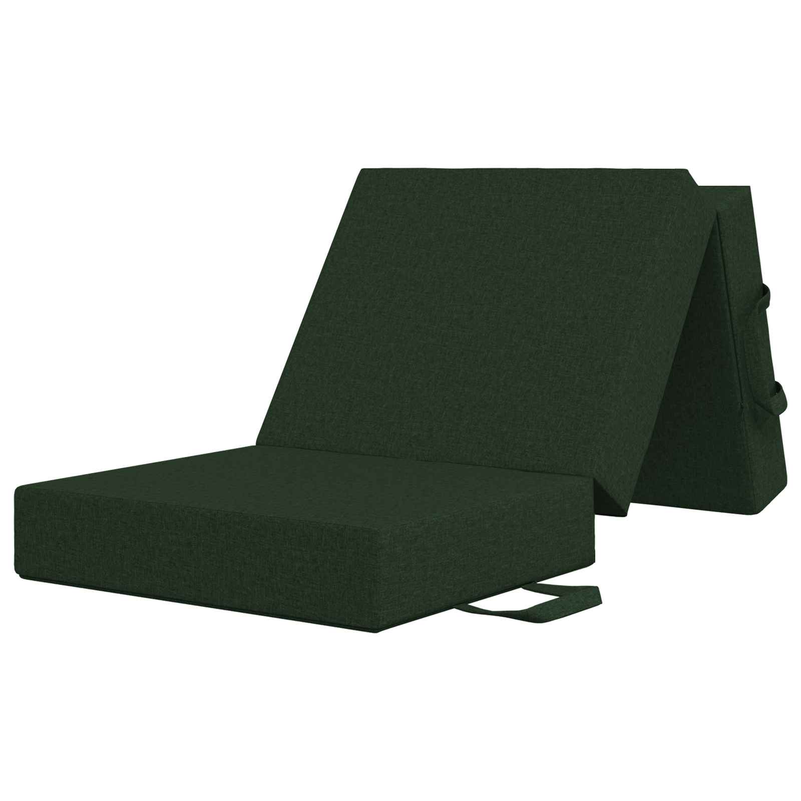 Vouwbare Bankbed 75 x 63 x 45 cm Donkergroen is nu te koop bij PeponiXL, paradijselijk wonen!