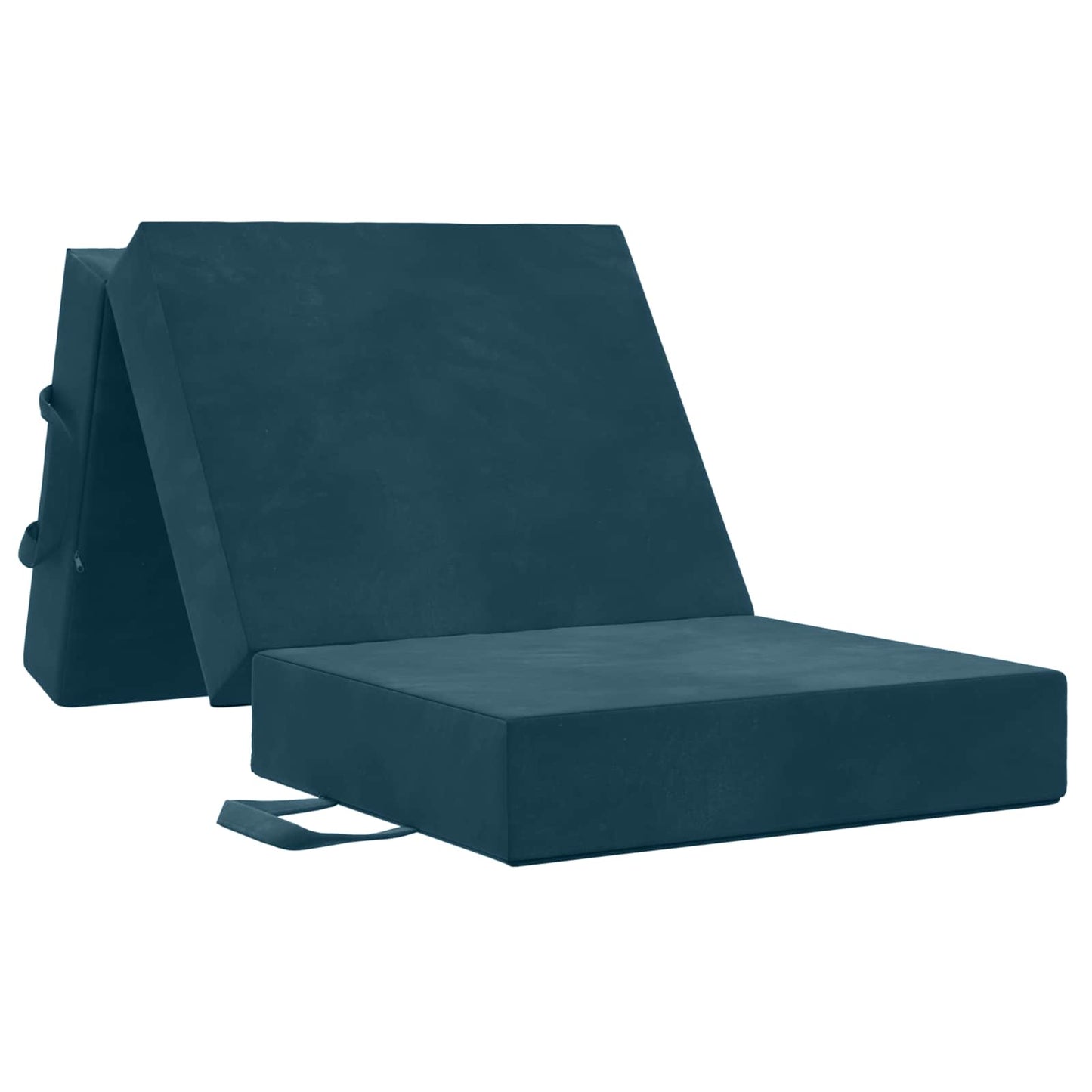 Vouwbare Bankbed 75 x 63 x 45 cm Blauw is nu te koop bij PeponiXL, paradijselijk wonen!