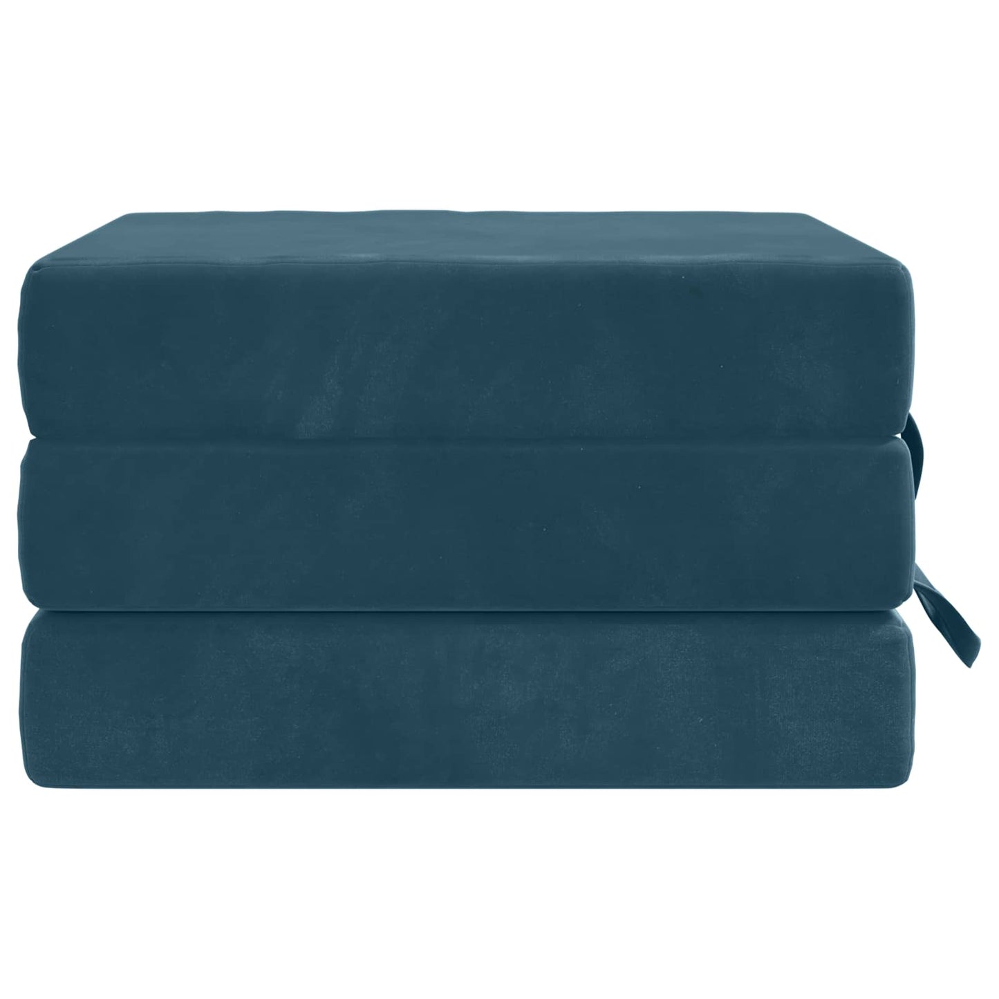 Vouwbare Bankbed 75 x 63 x 45 cm Blauw is nu te koop bij PeponiXL, paradijselijk wonen!