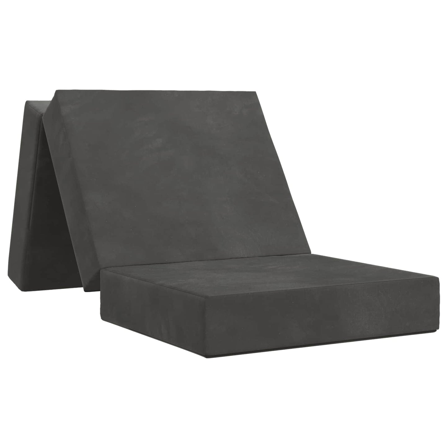 Vouwbare Bankbed 75 x 63 x 45 cm Donkergrijs is nu te koop bij PeponiXL, paradijselijk wonen!
