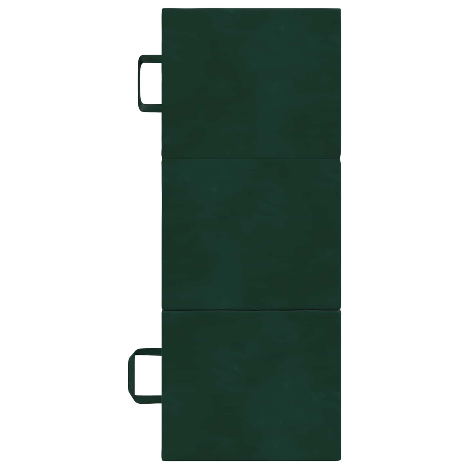 Vouwbare Bankbed 75 x 63 x 45 cm Donkergroen is nu te koop bij PeponiXL, paradijselijk wonen!