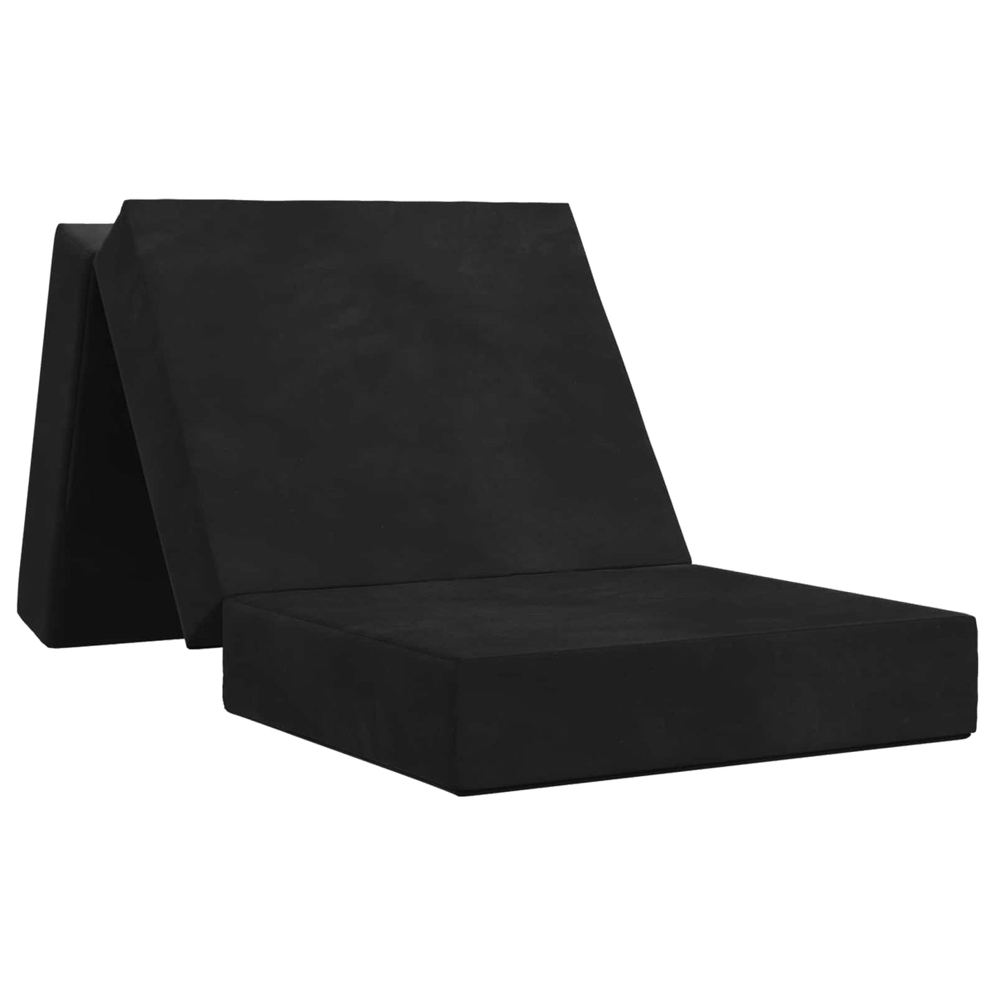 Vouwbare Bankbed 75 x 63 x 45 cm Zwart is nu te koop bij PeponiXL, paradijselijk wonen!