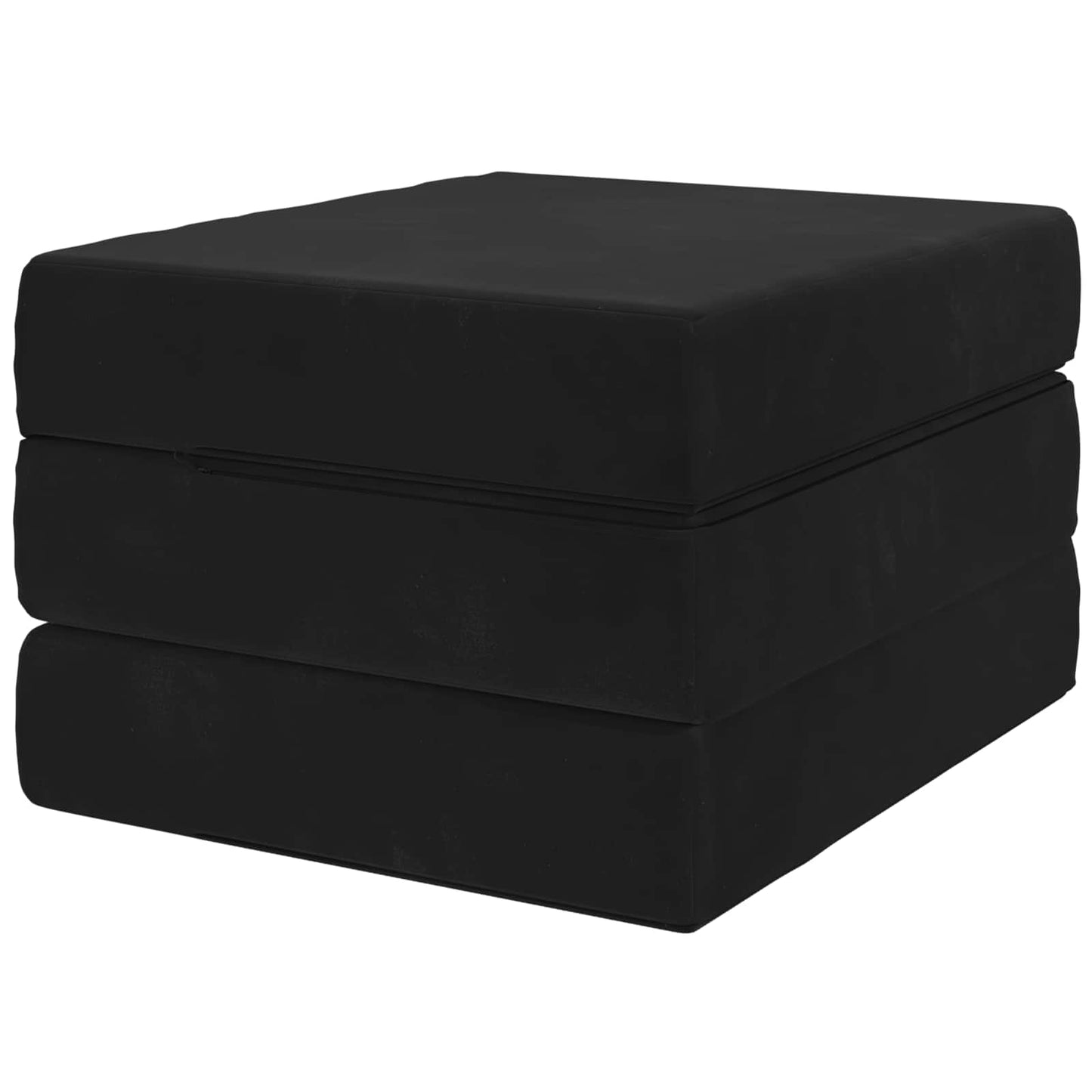 Vouwbare Bankbed 75 x 63 x 45 cm Zwart is nu te koop bij PeponiXL, paradijselijk wonen!