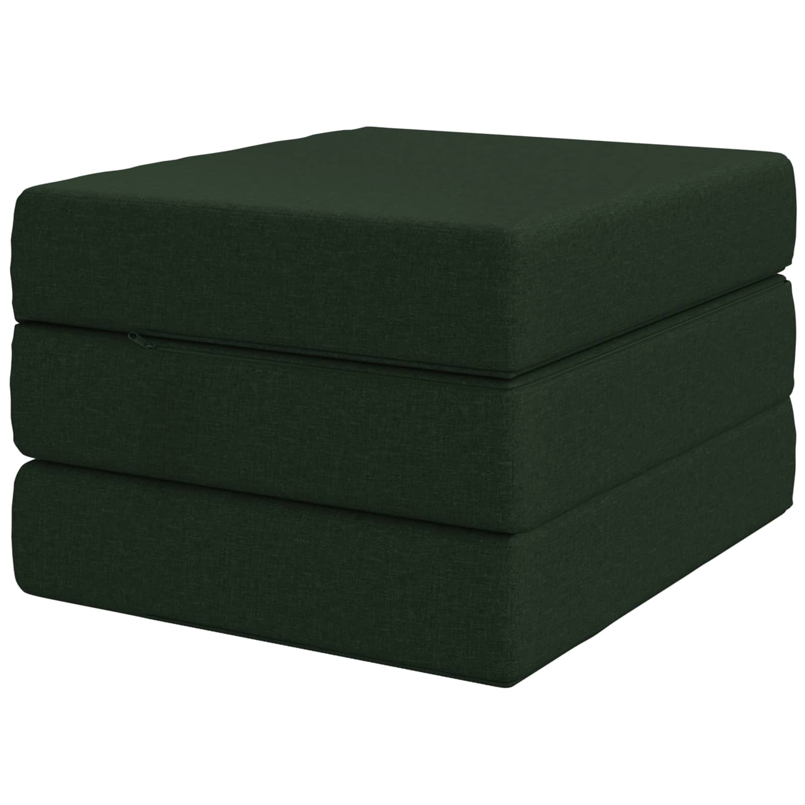 Vouwbare Bankbed 90 x 63 x 45 cm Donkergroen is nu te koop bij PeponiXL, paradijselijk wonen!
