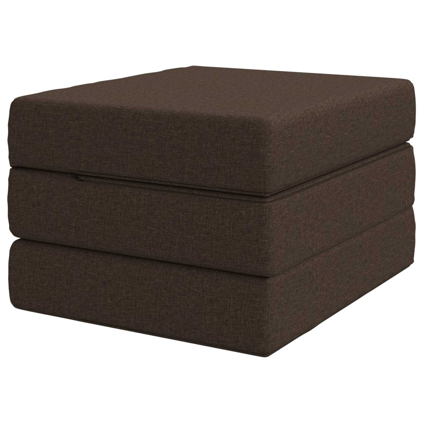 Vouwbare Bankbed 90 x 63 x 45 cm Taupe is nu te koop bij PeponiXL, paradijselijk wonen!