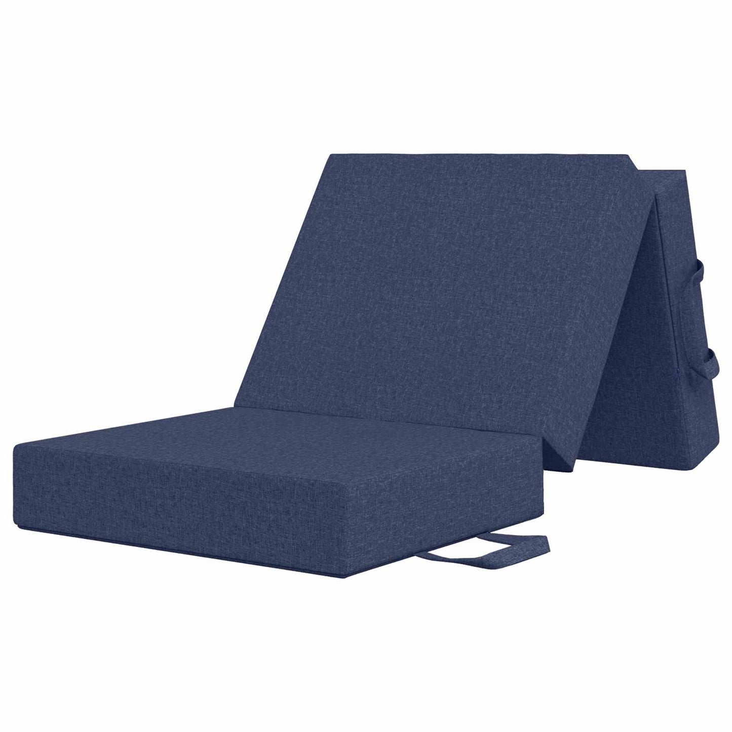 Vouwbare Bankbed 90 x 63 x 45 cm Blauw is nu te koop bij PeponiXL, paradijselijk wonen!