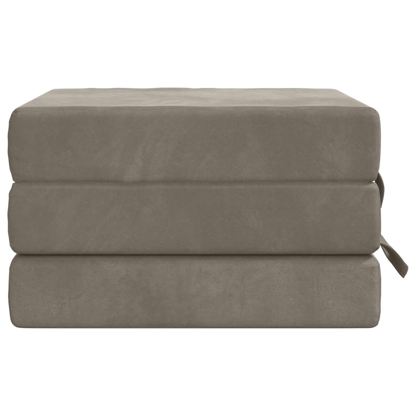 Vouwbare Bankbed 90 x 63 x 45 cm Lichtgrijs is nu te koop bij PeponiXL, paradijselijk wonen!
