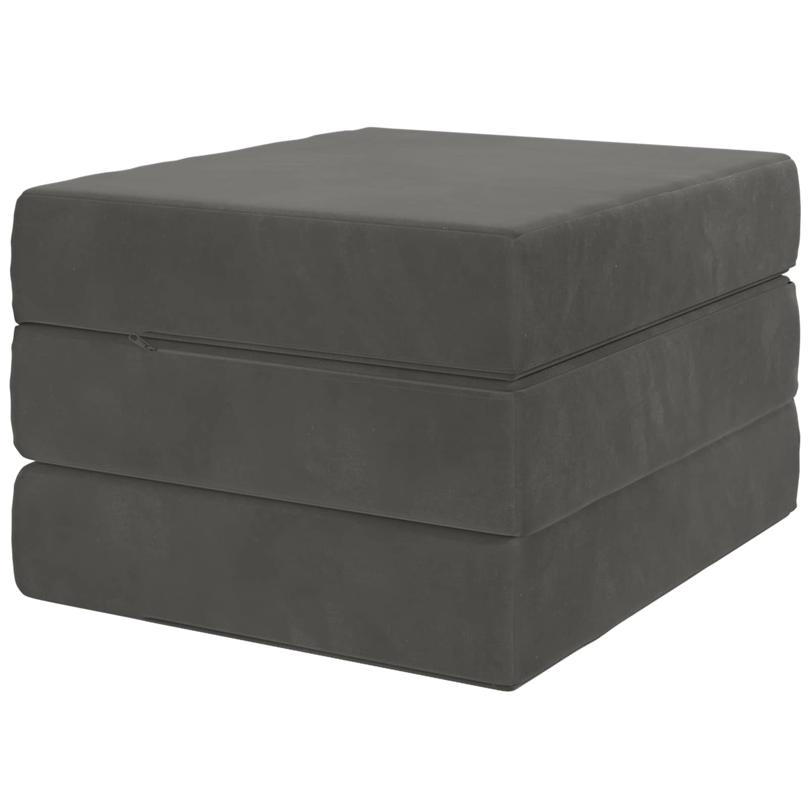 Vouwbare Bankbed 90 x 63 x 45 cm Donkergrijs is nu te koop bij PeponiXL, paradijselijk wonen!