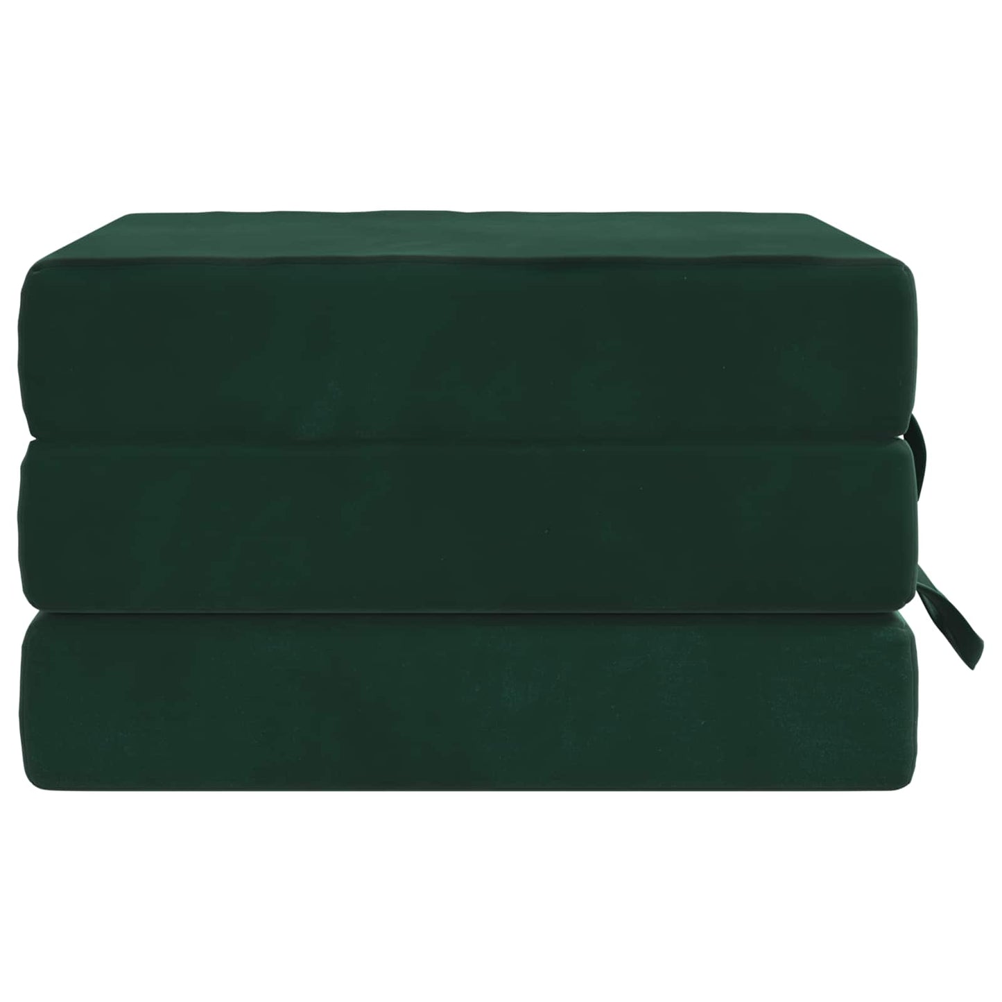 Vouwbare Bankbed 90 x 63 x 45 cm Donkergroen is nu te koop bij PeponiXL, paradijselijk wonen!