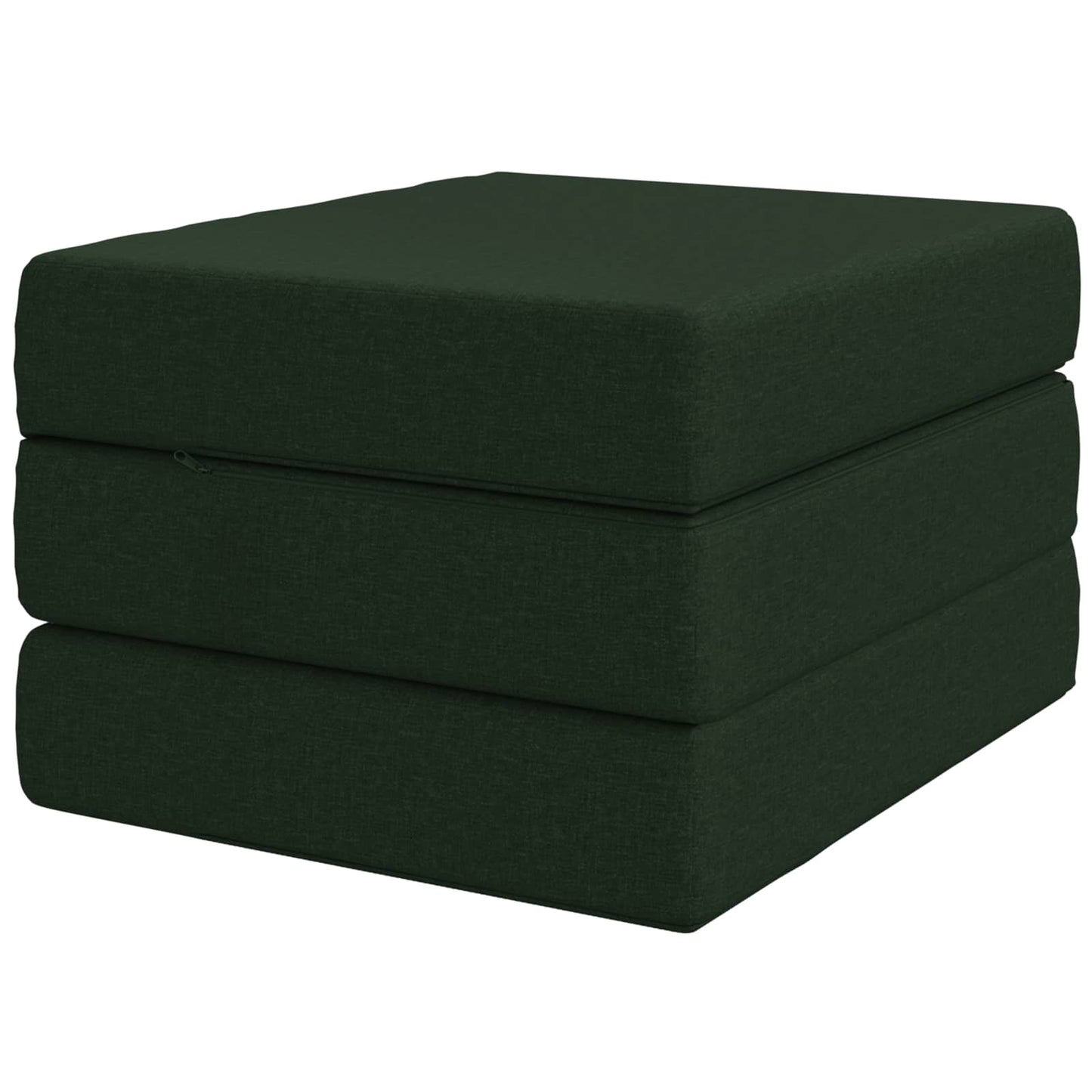 Vouwbare Bankbed 75 x 67 x 45 cm Donkergroen is nu te koop bij PeponiXL, paradijselijk wonen!
