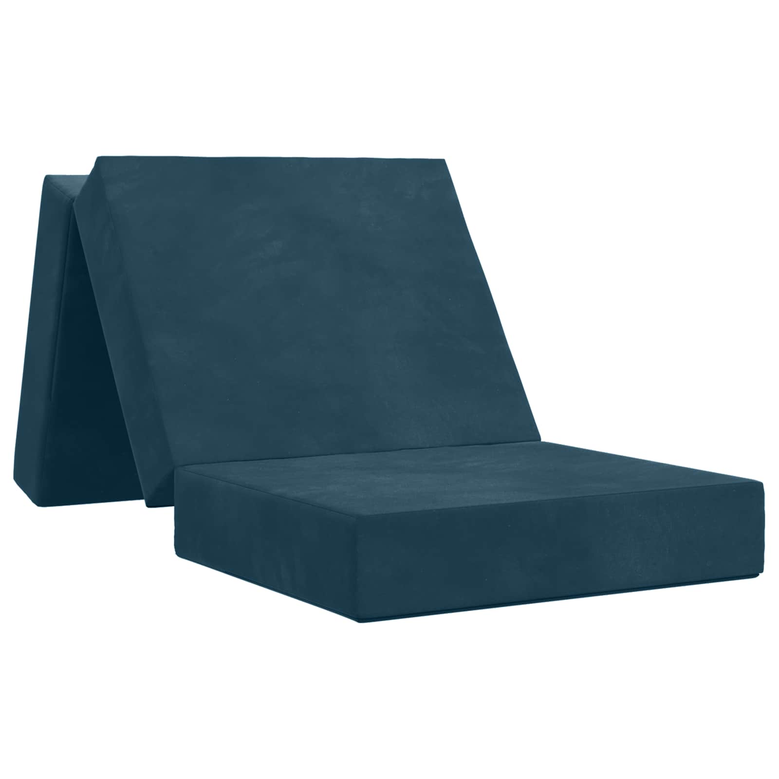Vouwbare Bankbed 75 x 67 x 45 cm Blauw is nu te koop bij PeponiXL, paradijselijk wonen!