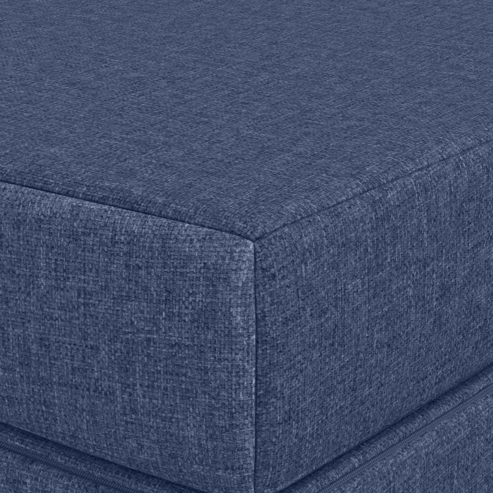 Vouwbare Bankbed 80 x 67 x 45 cm Blauw is nu te koop bij PeponiXL, paradijselijk wonen!