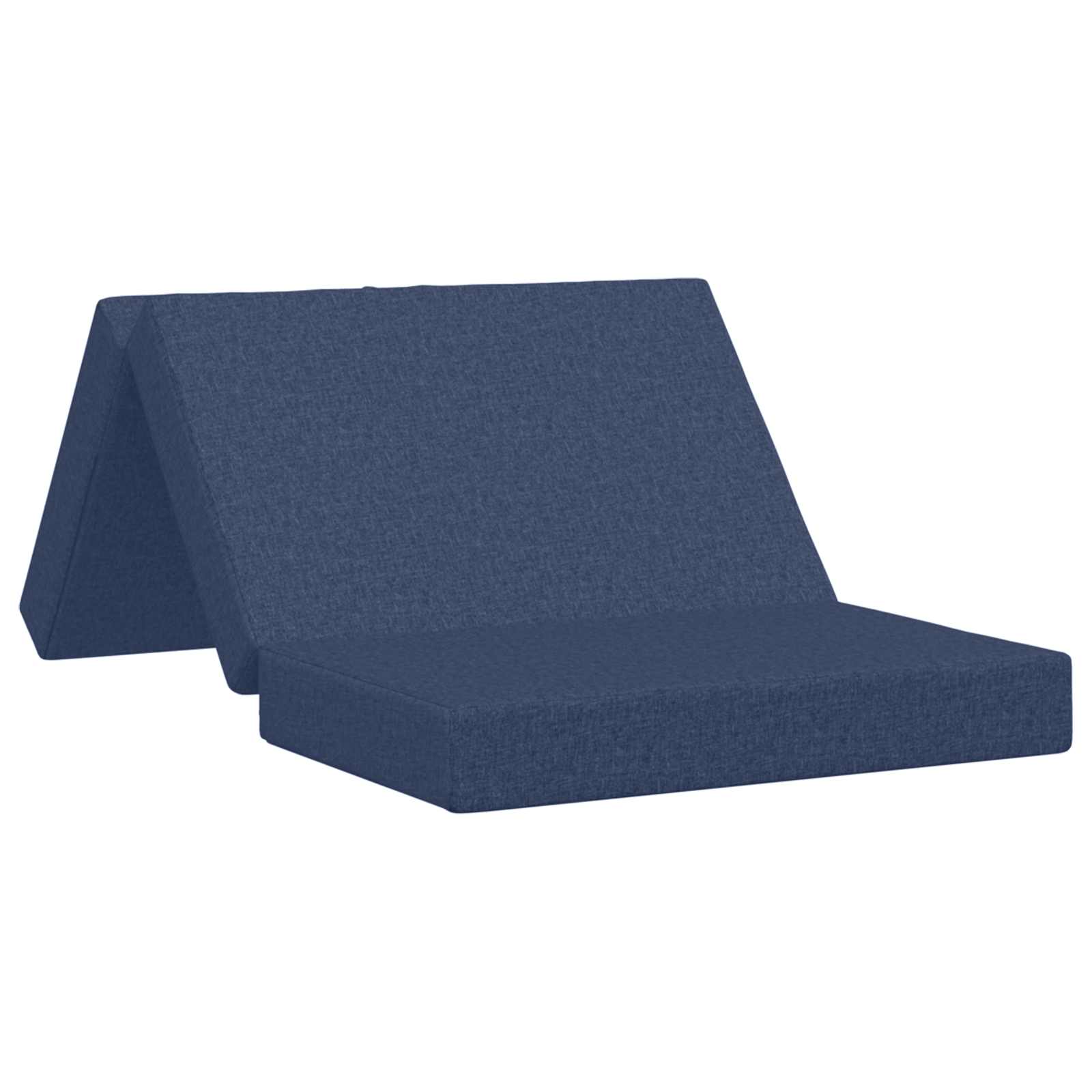 Vouwbare Bankbed 80 x 67 x 45 cm Blauw is nu te koop bij PeponiXL, paradijselijk wonen!