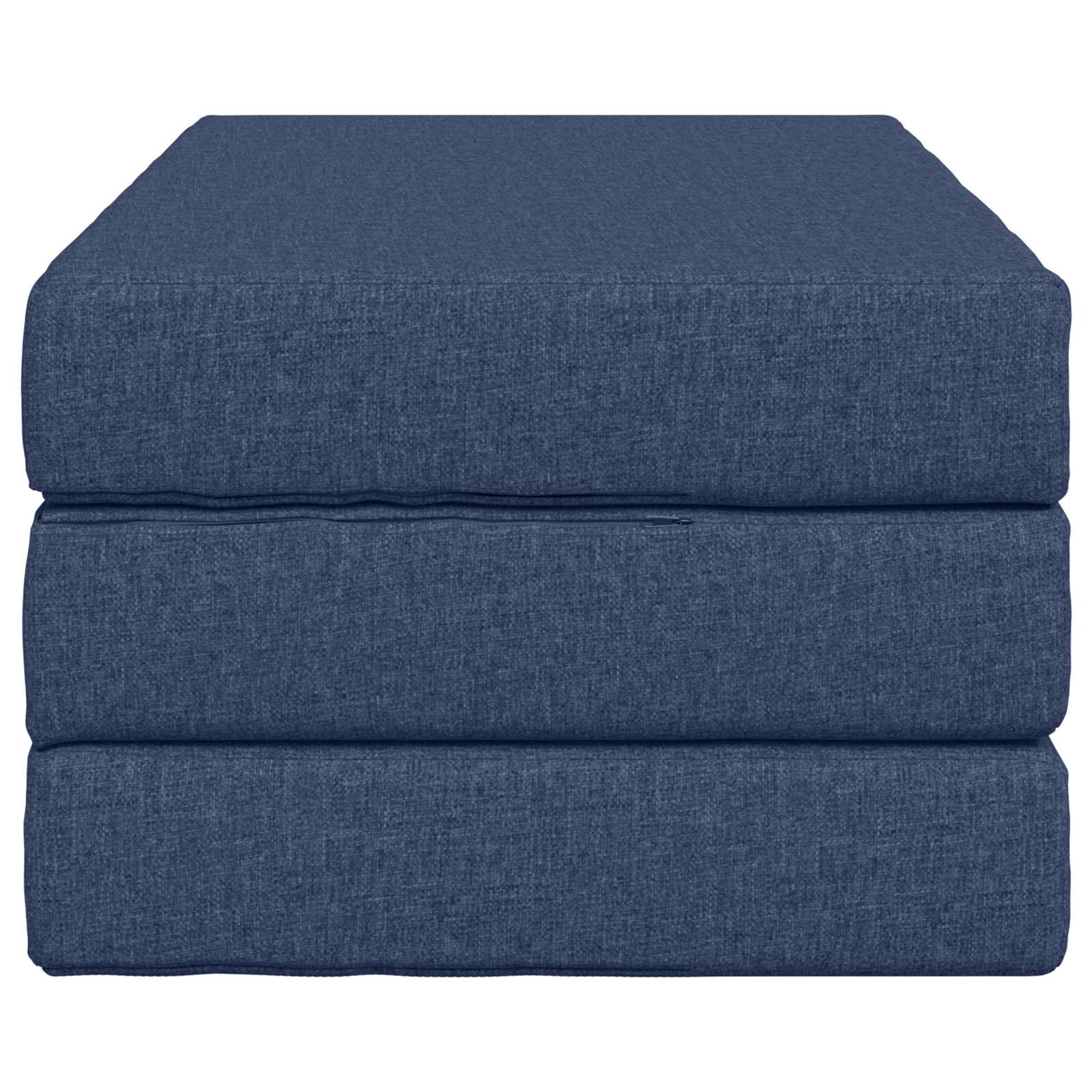 Vouwbare Bankbed 80 x 67 x 45 cm Blauw is nu te koop bij PeponiXL, paradijselijk wonen!