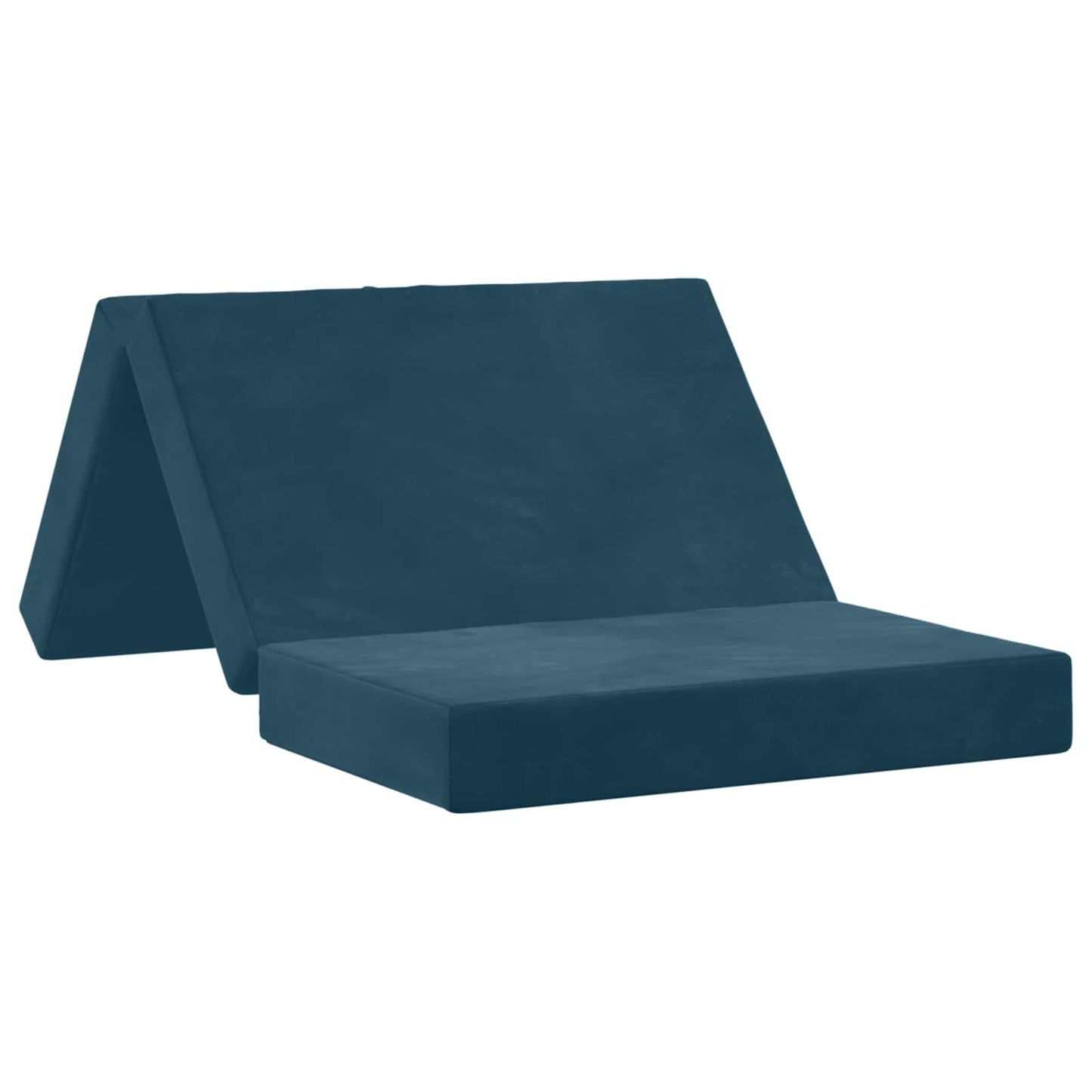 Vouwbare Bankbed 80 x 67 x 45 cm Blauw is nu te koop bij PeponiXL, paradijselijk wonen!