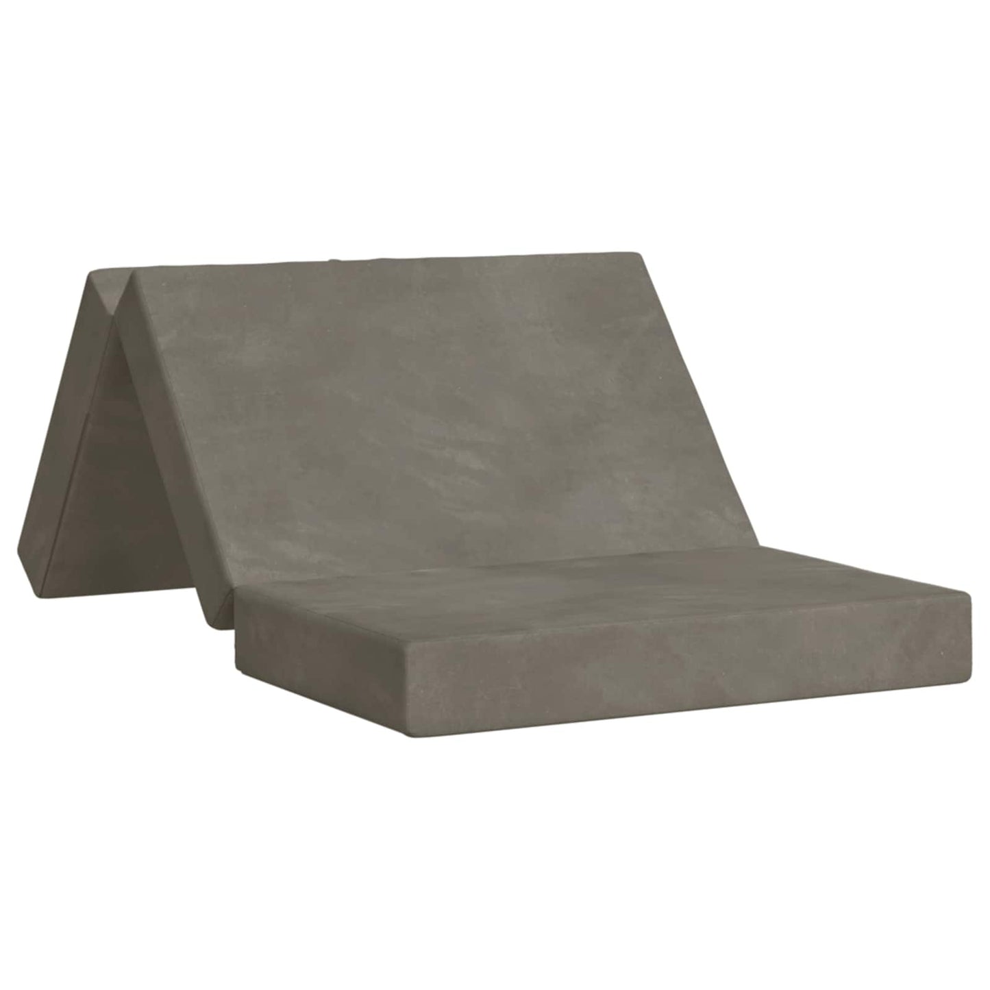 Vouwbare Bankbed 80 x 67 x 45 cm Lichtgrijs is nu te koop bij PeponiXL, paradijselijk wonen!