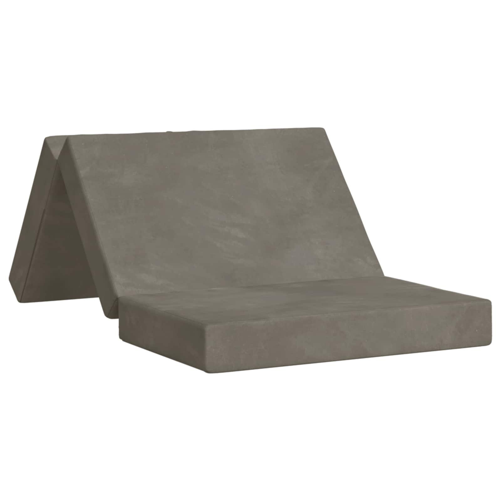 Vouwbare Bankbed 80 x 67 x 45 cm Lichtgrijs is nu te koop bij PeponiXL, paradijselijk wonen!