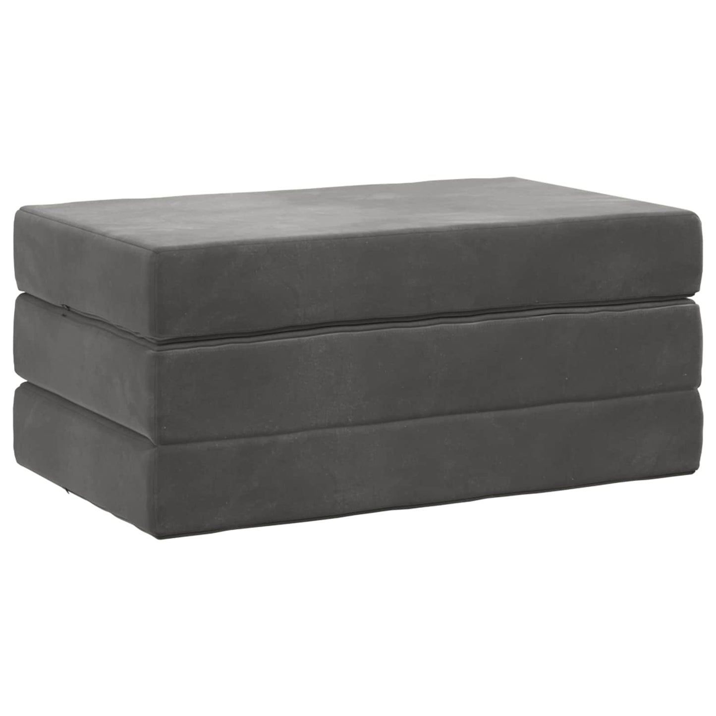 Vouwbare Bankbed 80 x 67 x 45 cm Donkergrijs is nu te koop bij PeponiXL, paradijselijk wonen!