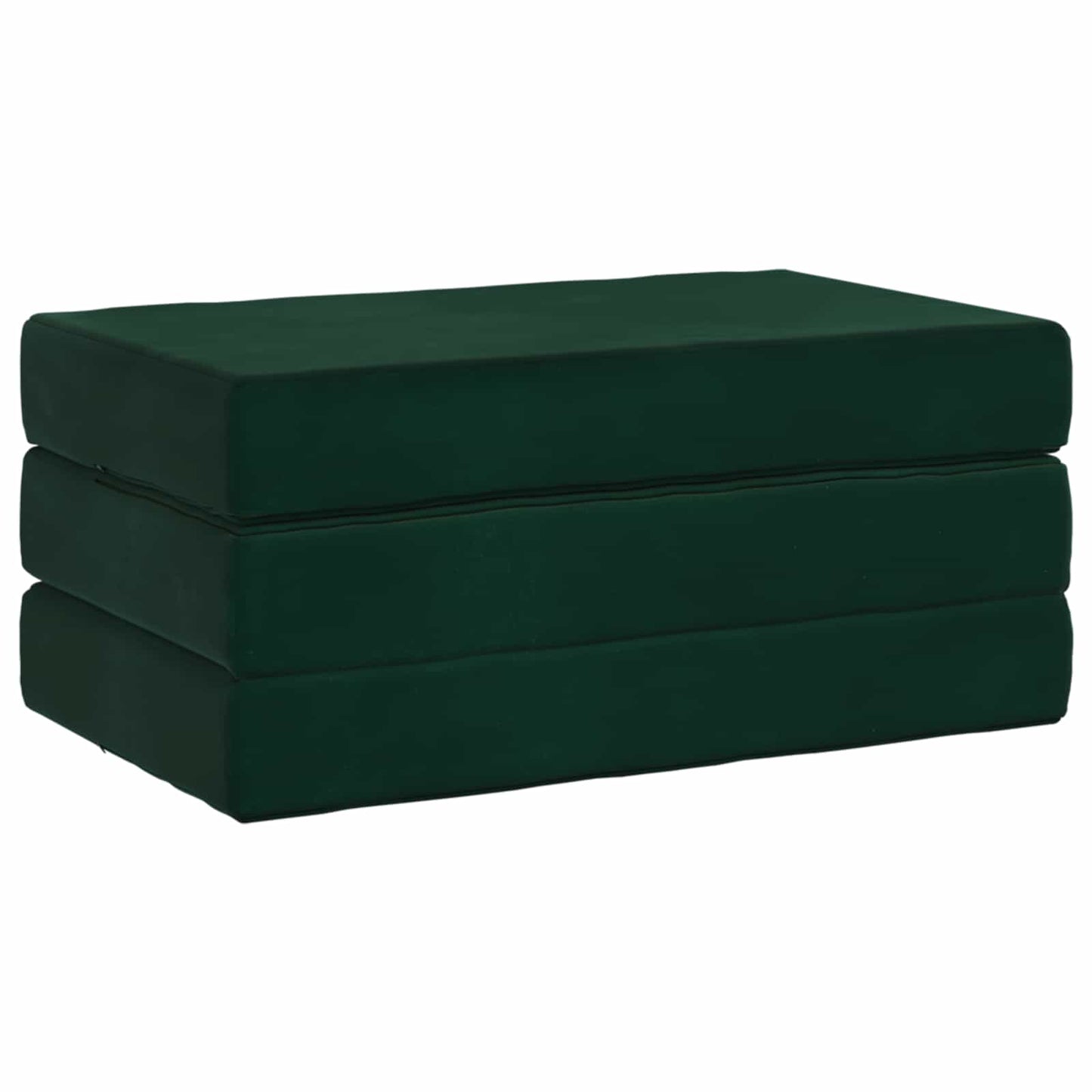 Vouwbare Bankbed 80 x 67 x 45 cm Donkergroen is nu te koop bij PeponiXL, paradijselijk wonen!