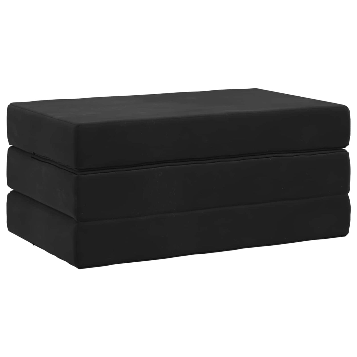 Vouwbare Bankbed 80 x 67 x 45 cm Zwart is nu te koop bij PeponiXL, paradijselijk wonen!