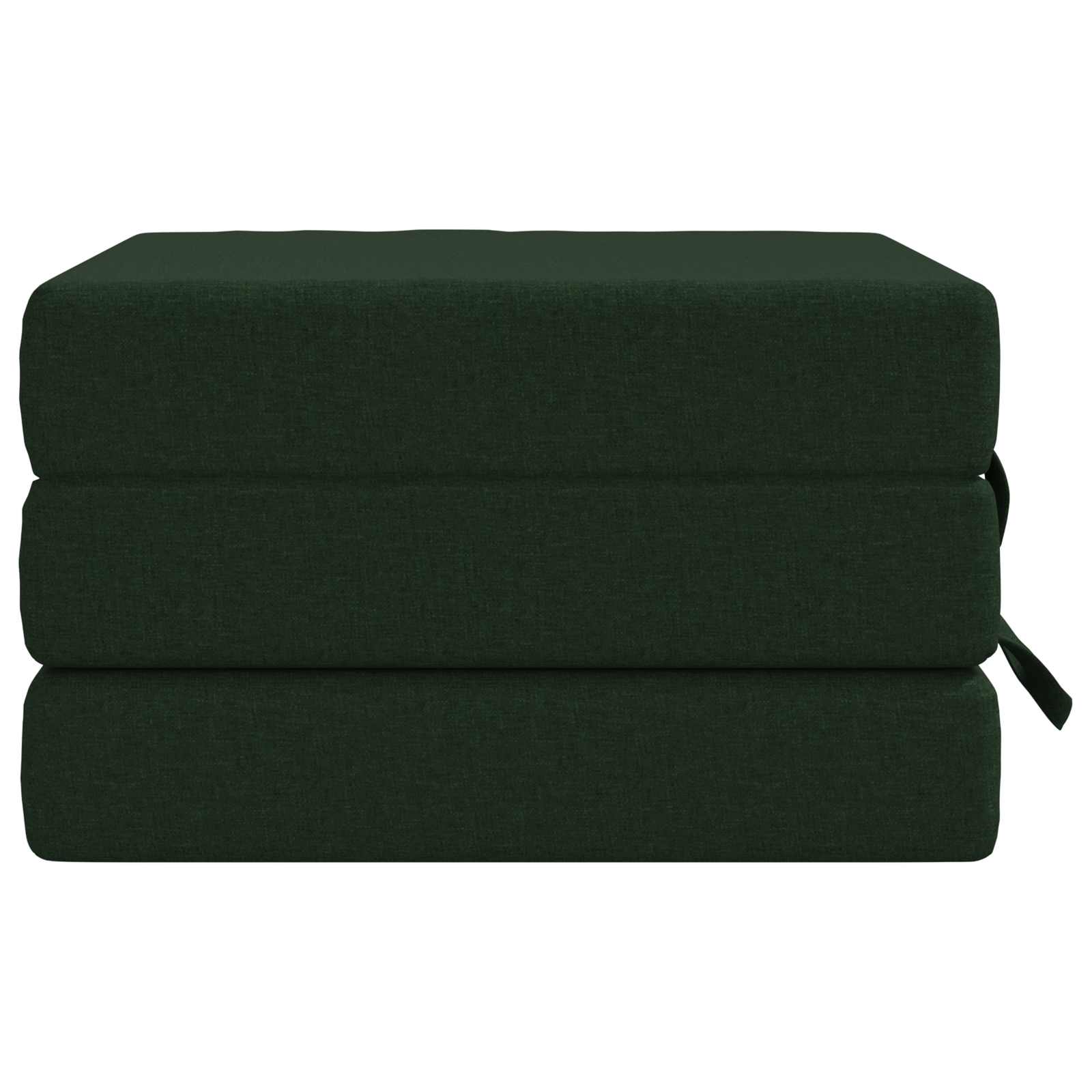 Vouwbare Bankbed 90 x 67 x 45 cm Donkergroen is nu te koop bij PeponiXL, paradijselijk wonen!