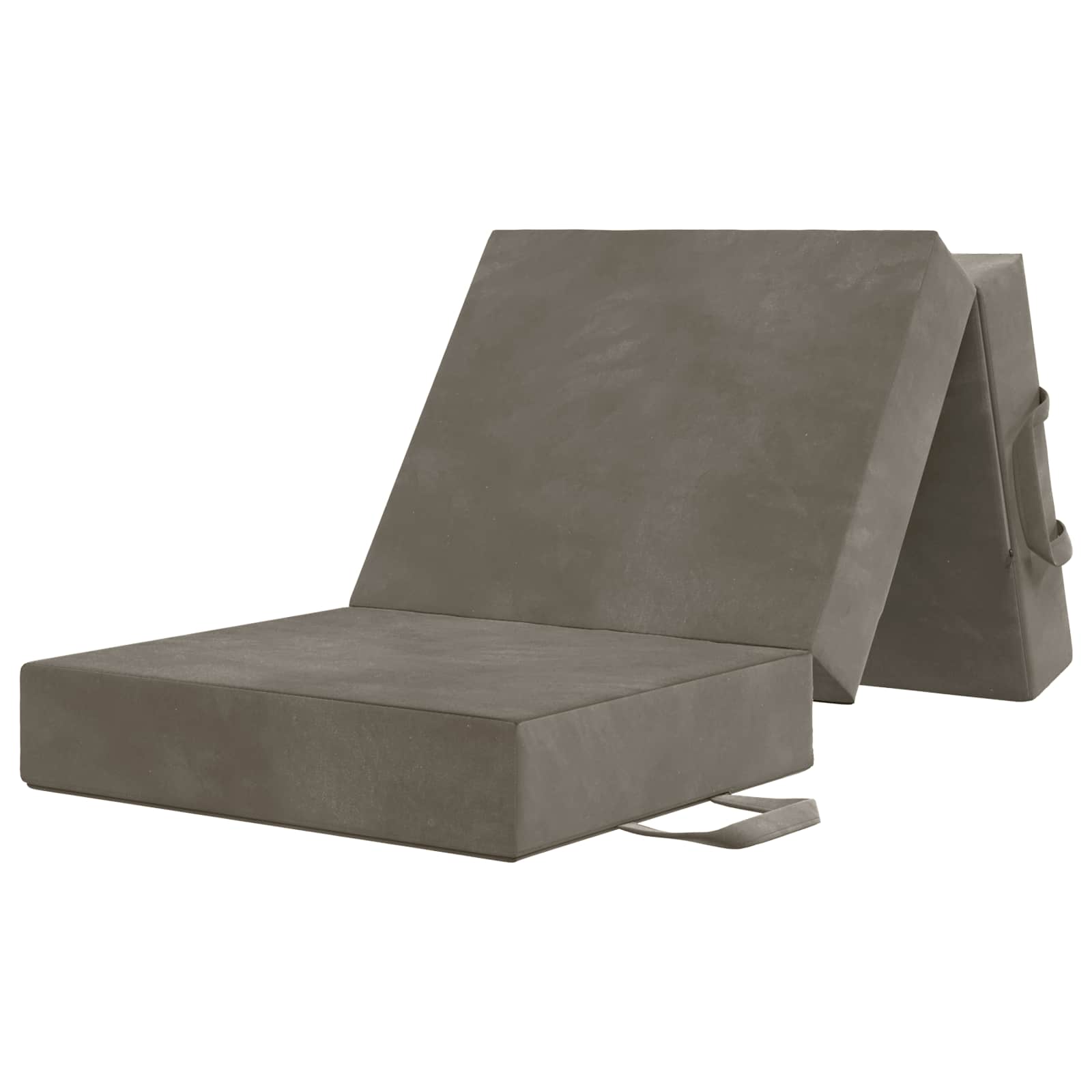 Vouwbare Bankbed 90 x 67 x 45 cm Lichtgrijs is nu te koop bij PeponiXL, paradijselijk wonen!