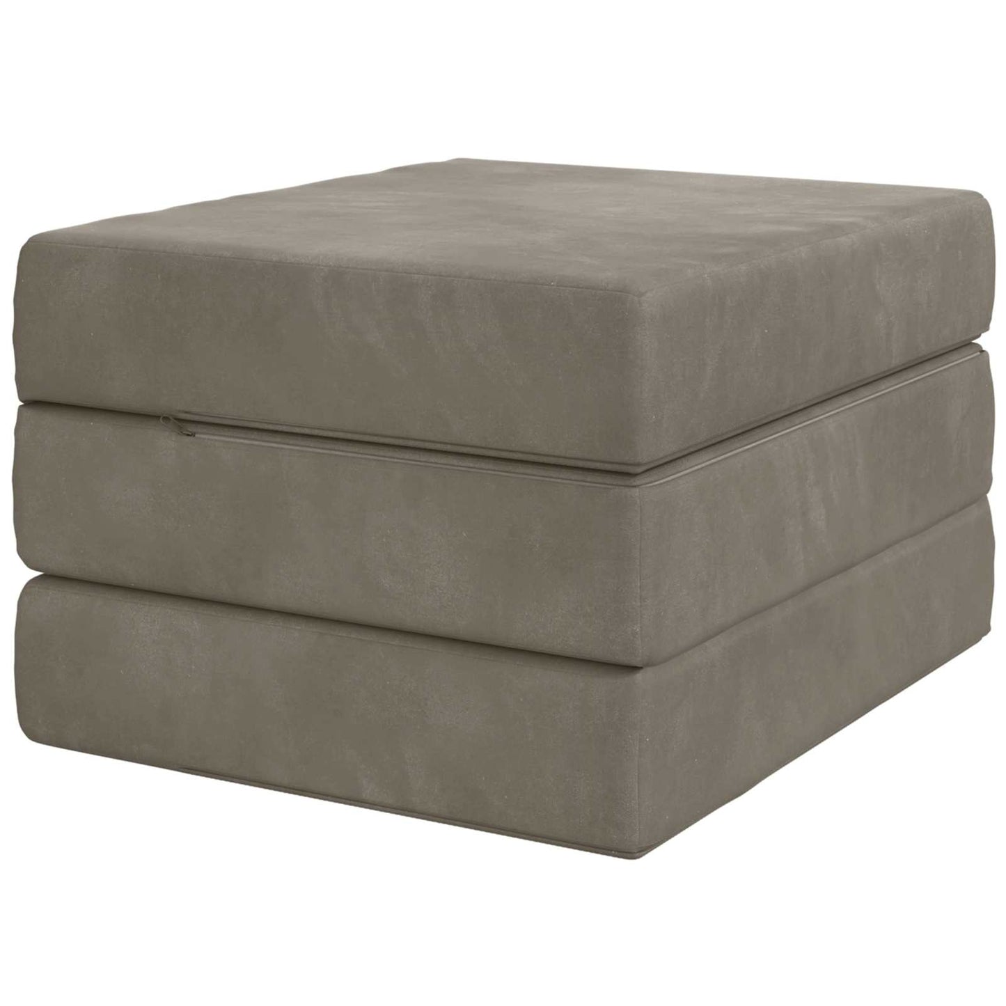Vouwbare Bankbed 90 x 67 x 45 cm Lichtgrijs is nu te koop bij PeponiXL, paradijselijk wonen!