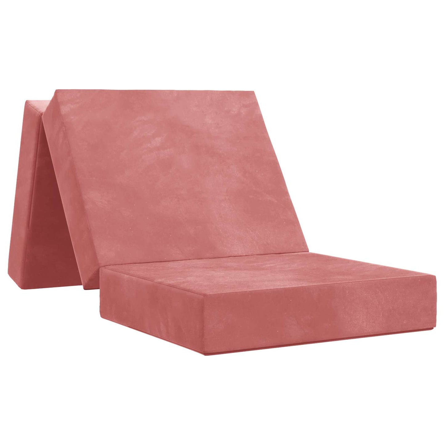 Vouwbare Bankbed 90 x 67 x 45 cm Roze is nu te koop bij PeponiXL, paradijselijk wonen!