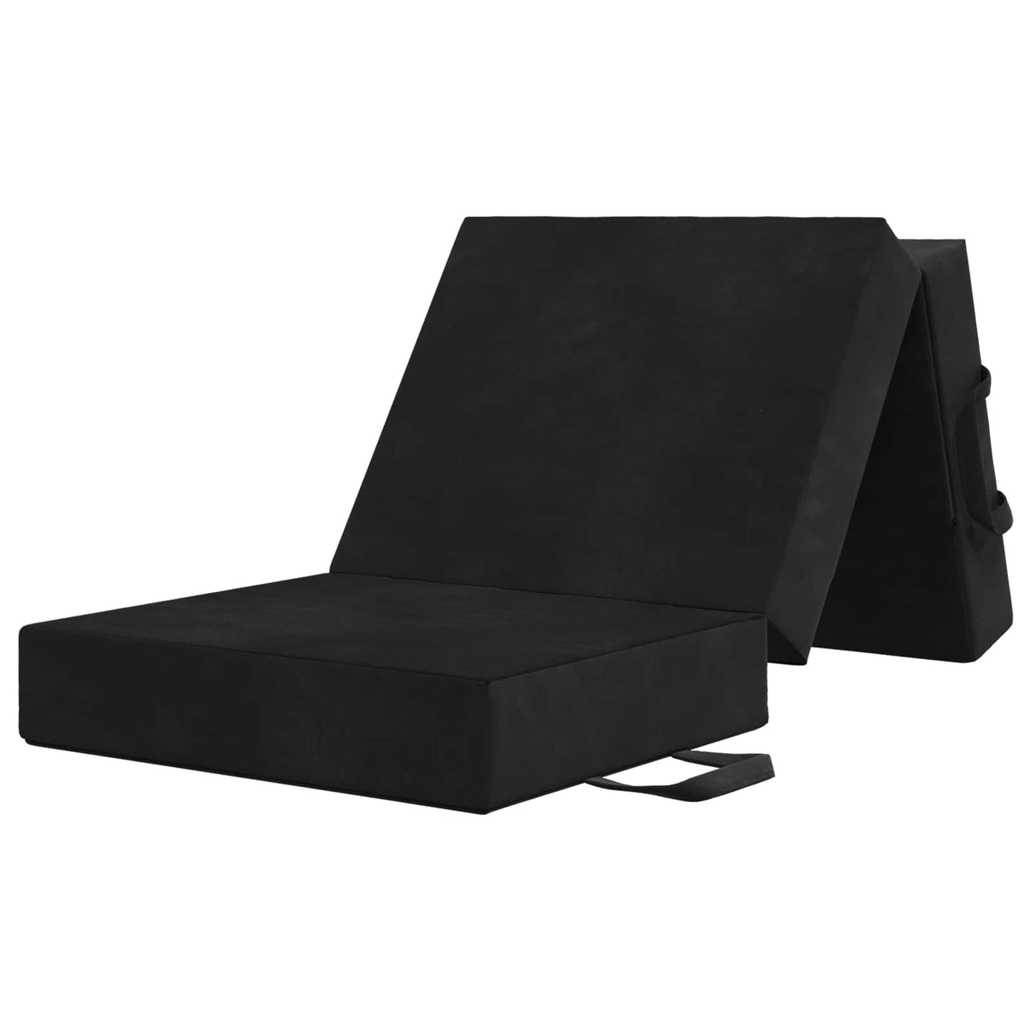 Vouwbare Bankbed 90 x 67 x 45 cm Zwart is nu te koop bij PeponiXL, paradijselijk wonen!