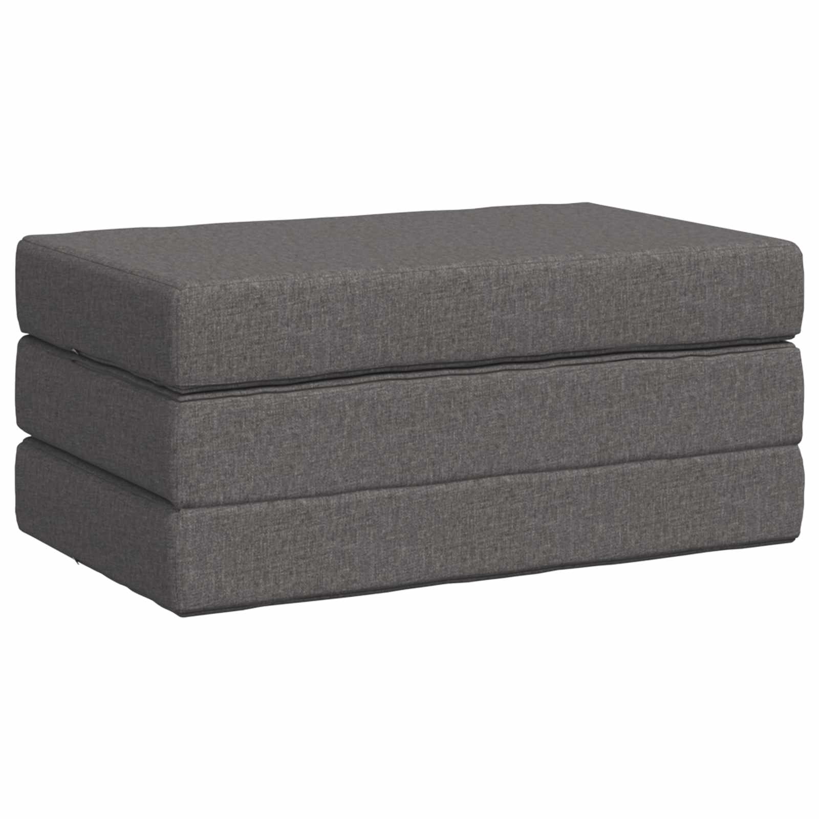 Vouwbare Bankbed 100 x 67 x 45 cm Lichtgrijs is nu te koop bij PeponiXL, paradijselijk wonen!